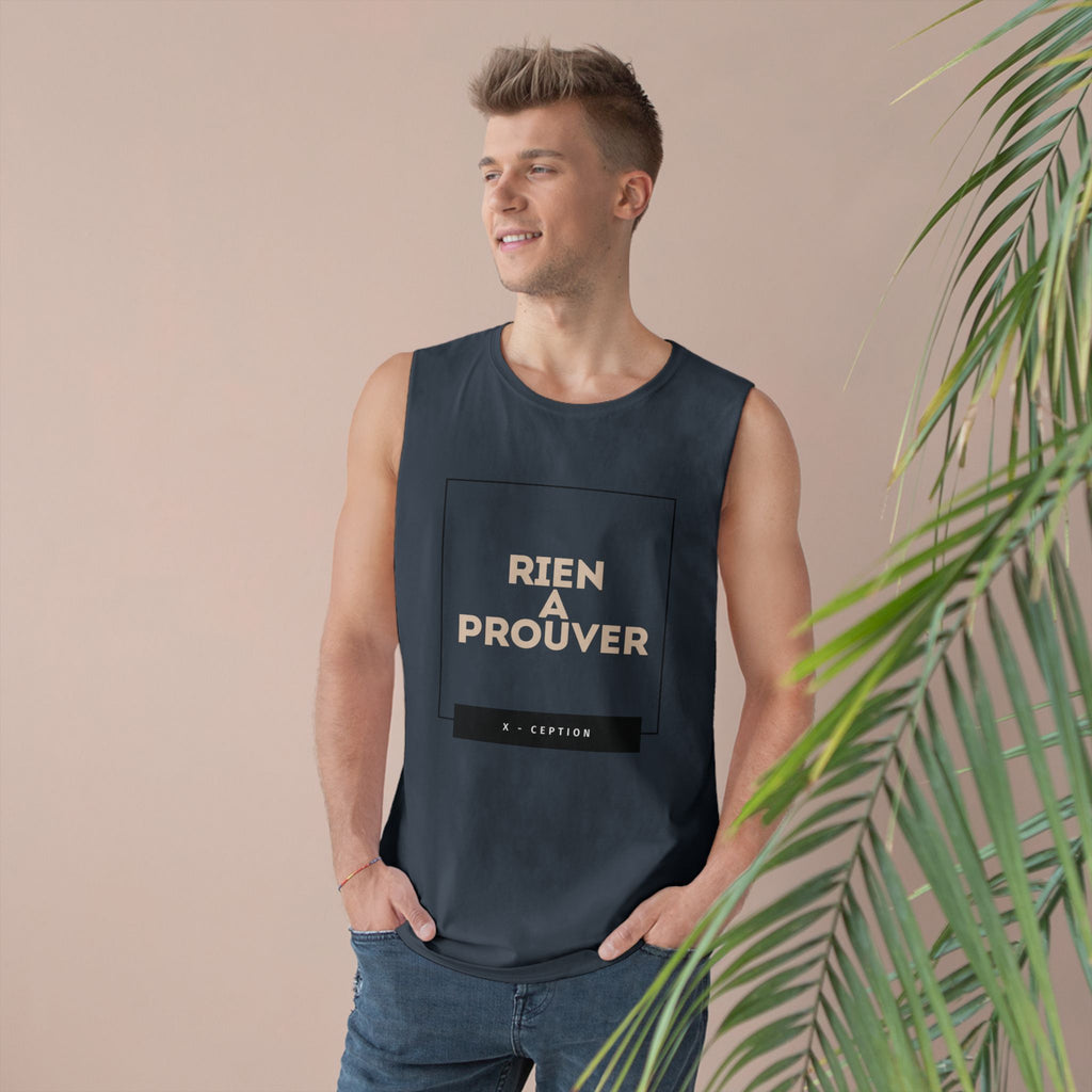 Unisex Motivational X-CEPTION Tank Top, Workout Shirt, Summer Activewear, Gifts for Friends, Casual Everyday Wear, Fitness Apparel