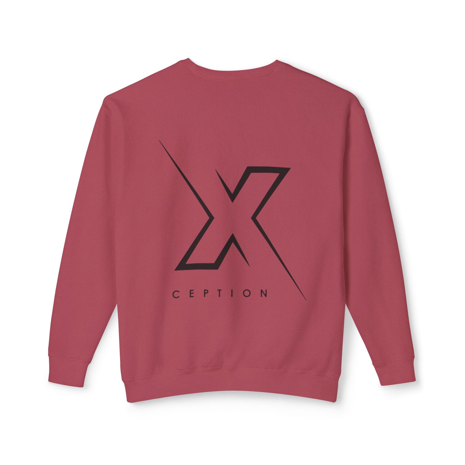 Sweat-shirt ras du cou léger unisexe X-CEPTION au design minimaliste, idéal au quotidien, idéal pour les temps frais et tendance.