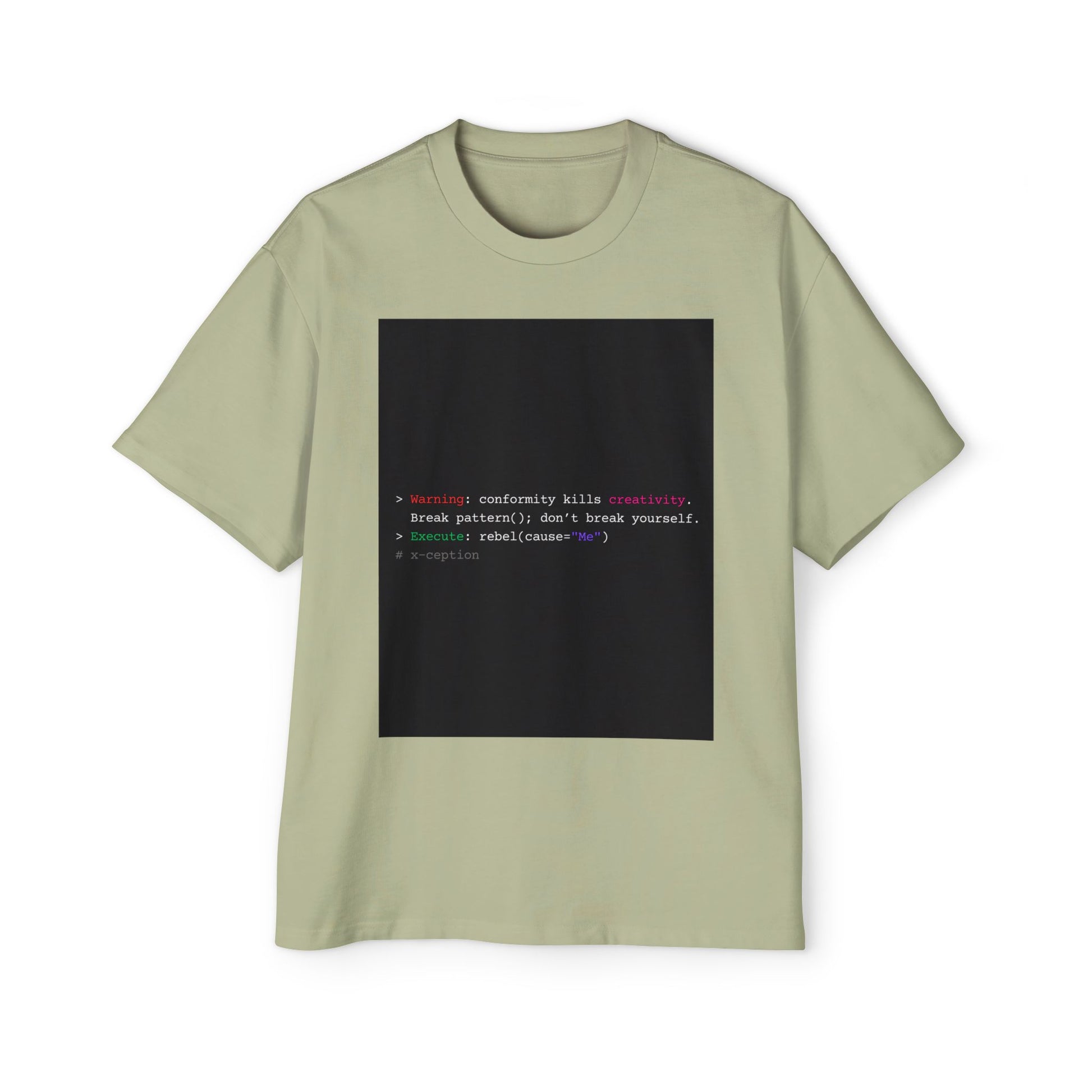 T-shirt graphique surdimensionné X-CEPTION élégant, confortable et décontracté, style urbain tendance, idéal au quotidien, cadeau pour lui/elle