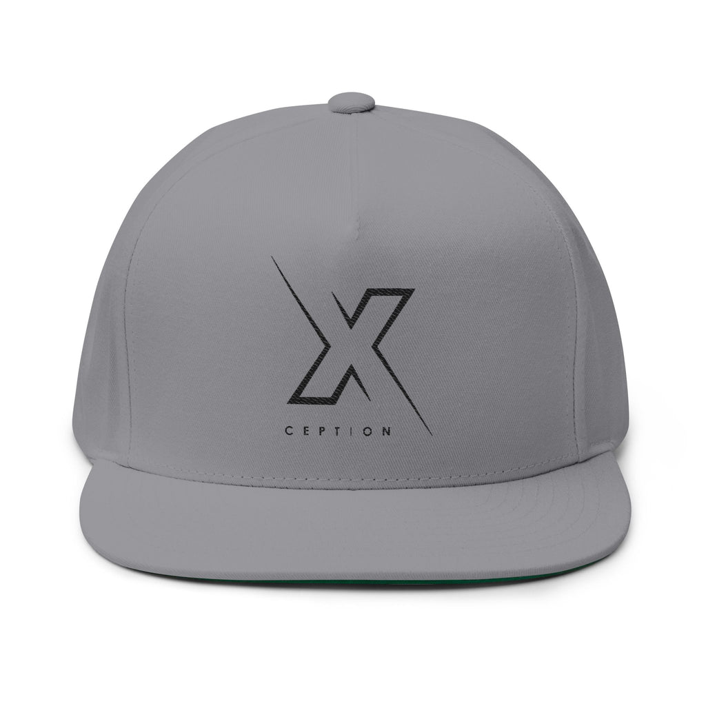 Casquette plate tendance X-CEPTION | Chapeau brodé élégant pour tenue décontractée, streetwear, cadeau pour lui, accessoire de mode, style estival, cadeau d'anniversaire