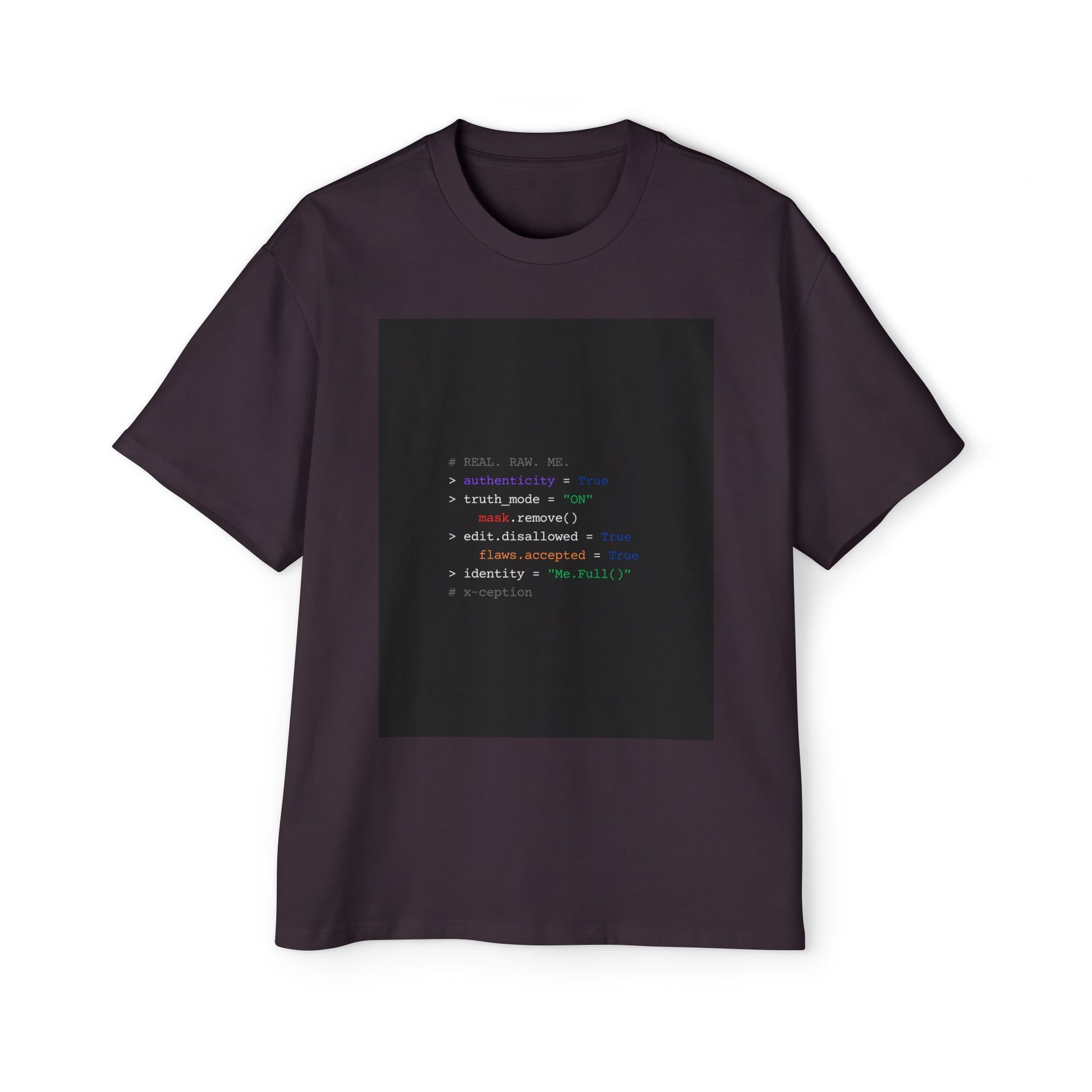 T-shirt surdimensionné X-CEPTION au design graphique unique, style streetwear décontracté, cadeau pour les programmeurs, idéal pour la superposition, style unisexe