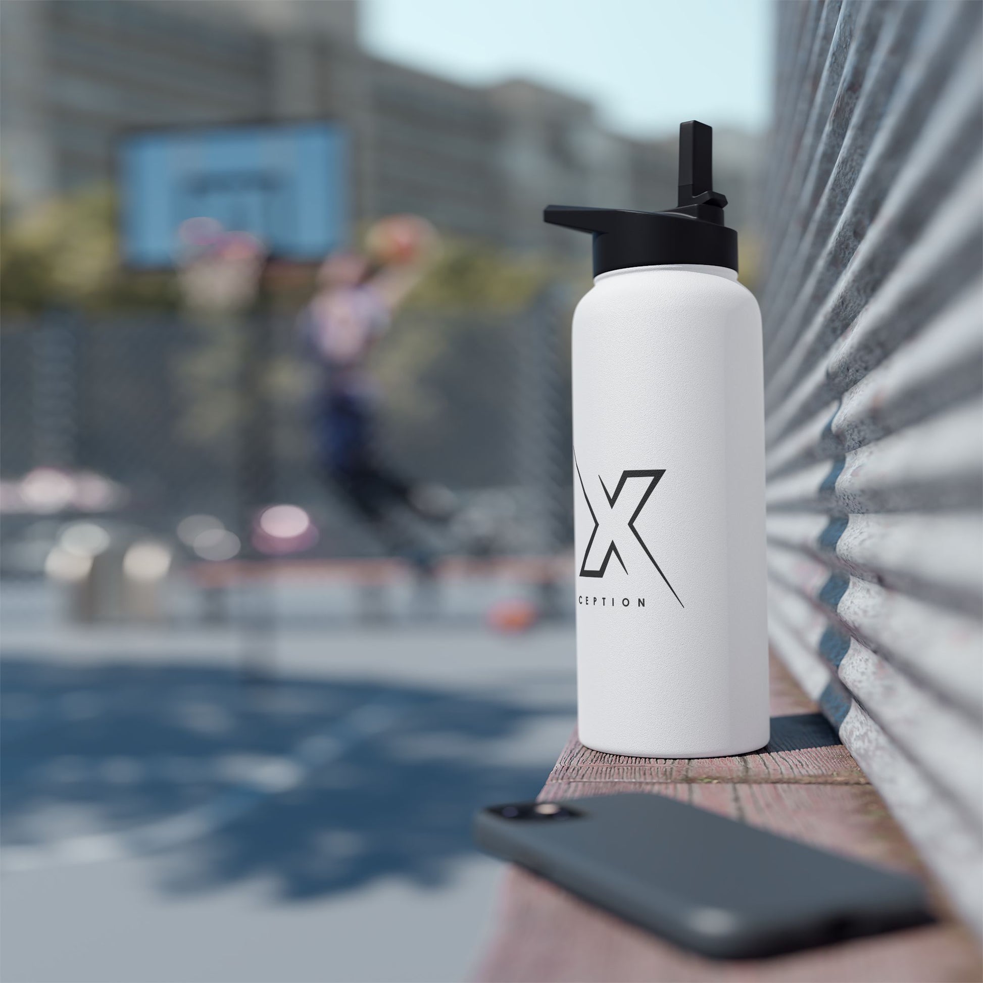 Bouteille d'eau élégante X-CEPTION en acier inoxydable, tasse de voyage isotherme, bouteille de sport, hydratation écologique, cadeau pour les amoureux du plein air, réutilisable [...]