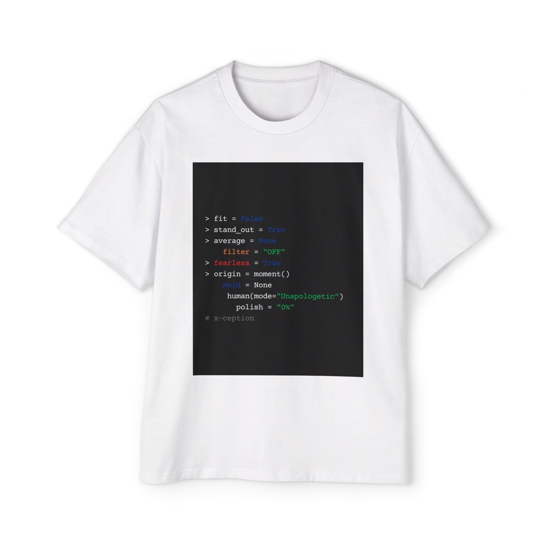 T-shirt graphique surdimensionné X-CEPTION, t-shirt de codage pour programmeurs, streetwear décontracté, cadeau unique pour les passionnés de technologie, parfait pour un usage quotidien