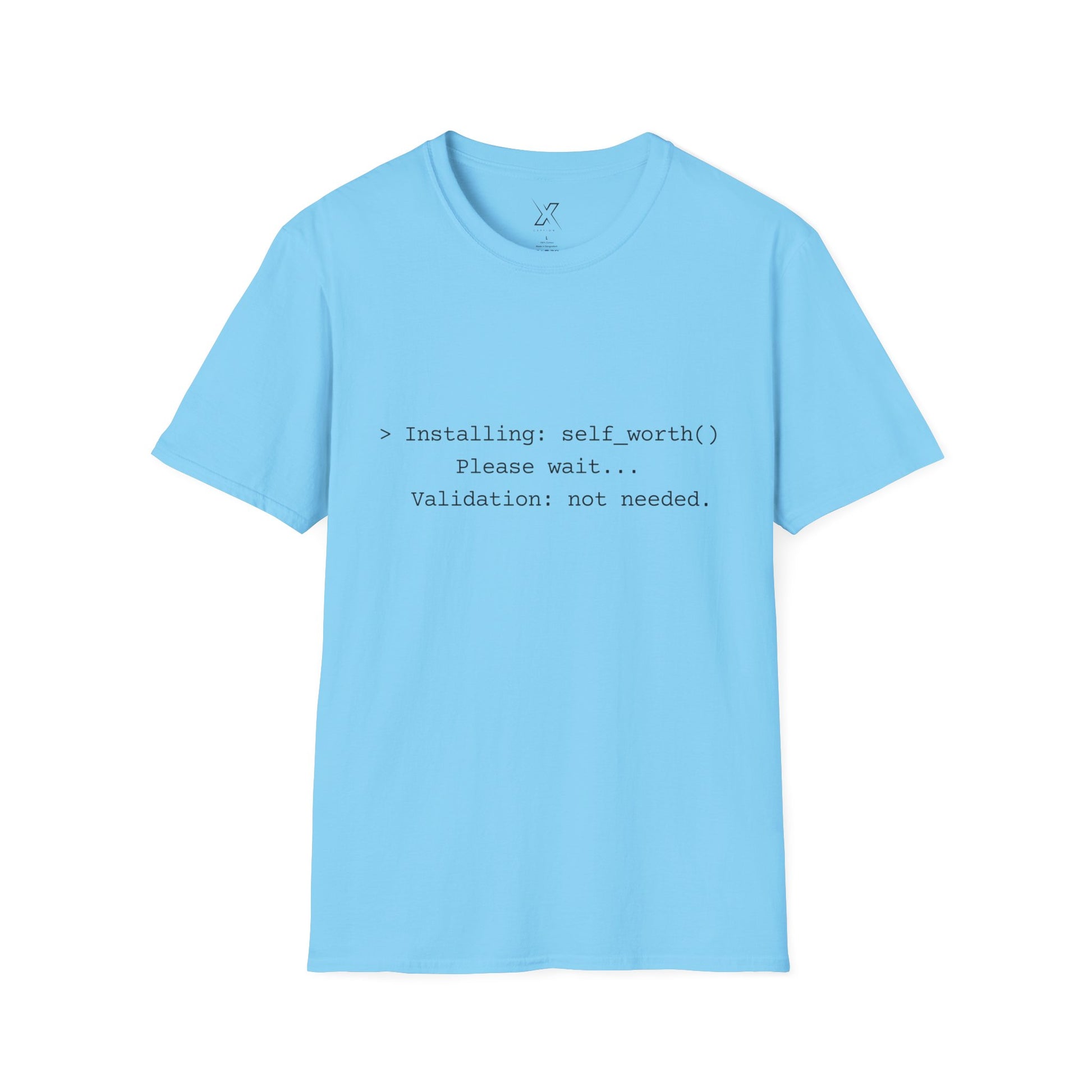 T-shirt X-CEPTION inspiré de la technologie et de l'estime de soi | Cadeau pour programmeurs, t-shirt de motivation pour développeurs, t-shirt humoristique sur le codage, vêtements de soins personnels, geek [...]