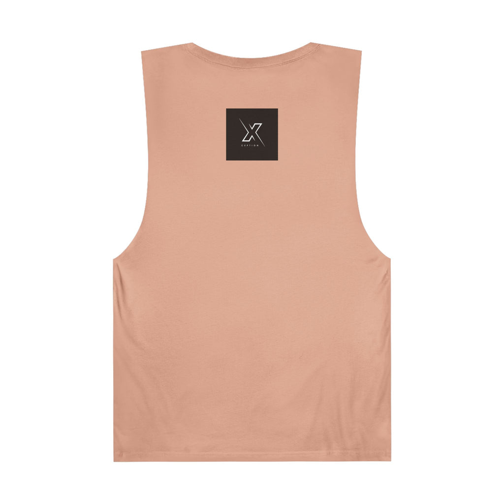 Unisex Motivational X-CEPTION Tank Top, Workout Shirt, Summer Activewear, Gifts for Friends, Casual Everyday Wear, Fitness Apparel