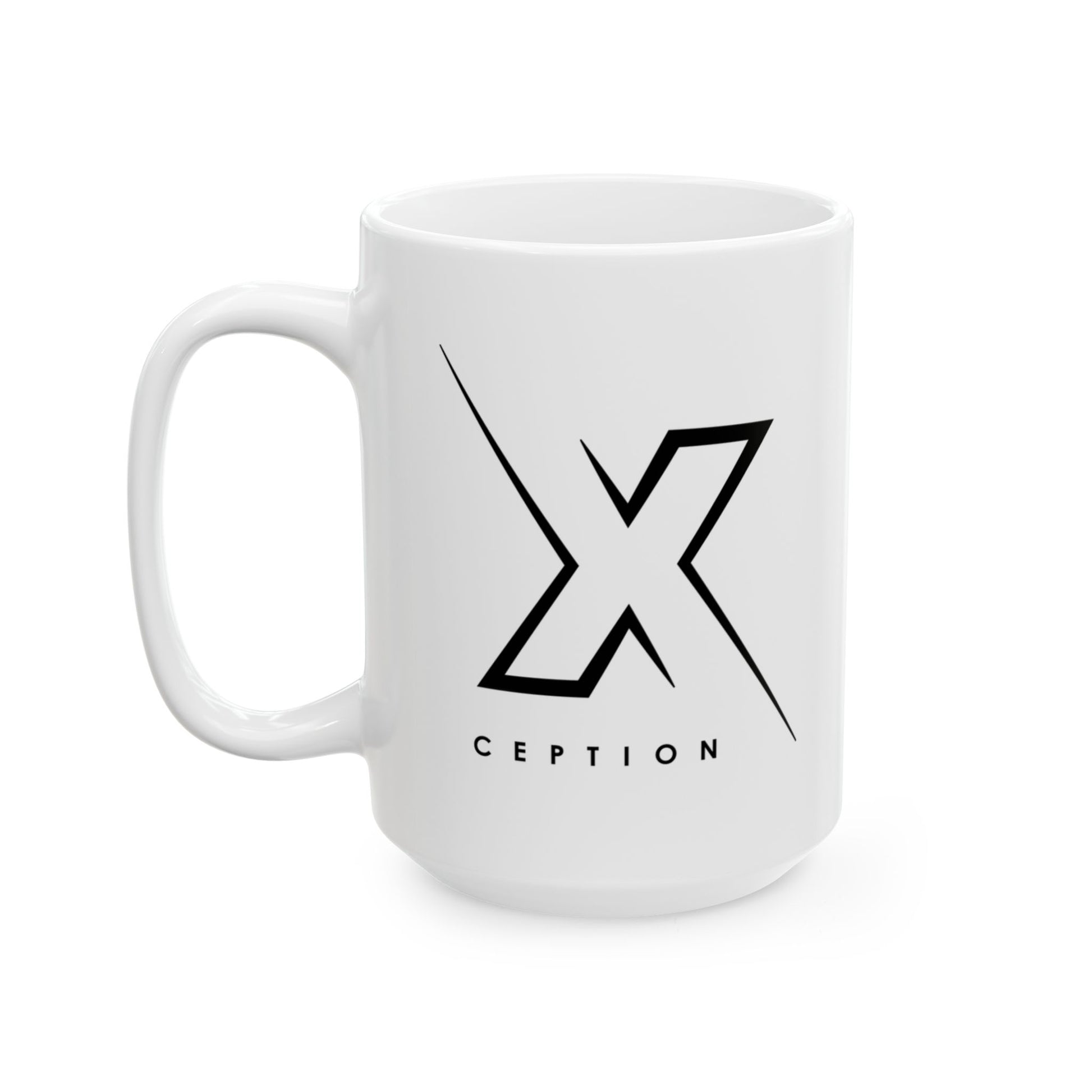 Tasse élégante en céramique X-CEPTION pour les amateurs de café, cadeau pour amis, bureau, décoration intérieure, verres personnalisés