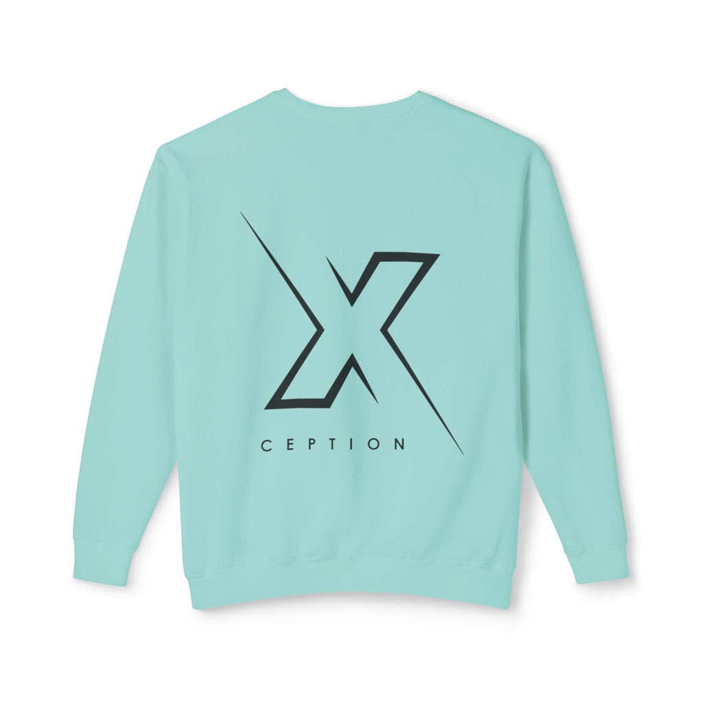 Sweat-shirt ras du cou léger unisexe X-CEPTION au design minimaliste, idéal au quotidien, idéal pour les temps frais et tendance.