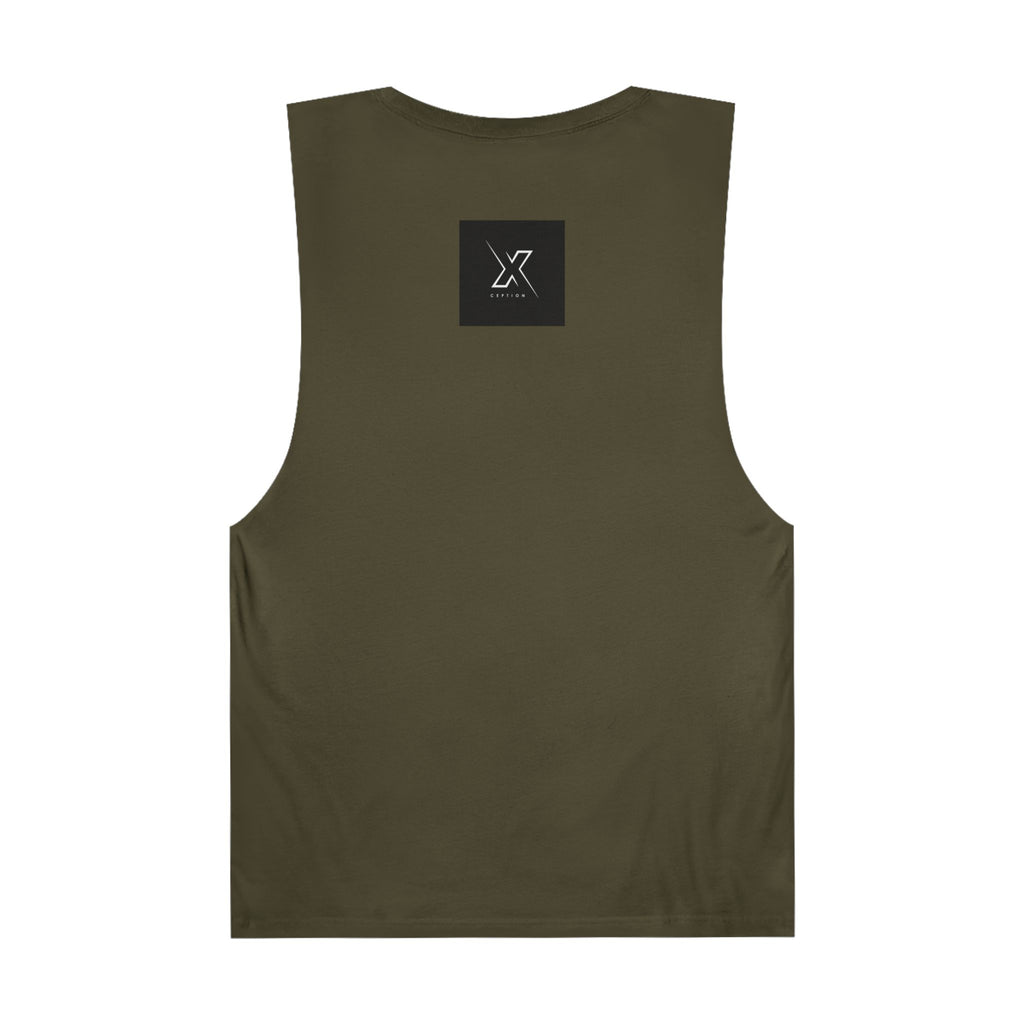 Unisex Motivational X-CEPTION Tank Top, Workout Shirt, Summer Activewear, Gifts for Friends, Casual Everyday Wear, Fitness Apparel