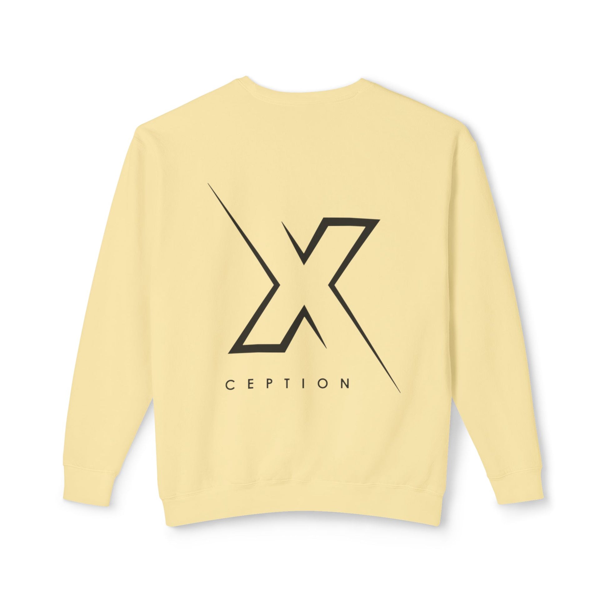 Sweat-shirt ras du cou léger unisexe X-CEPTION au design minimaliste, idéal au quotidien, idéal pour les temps frais et tendance.