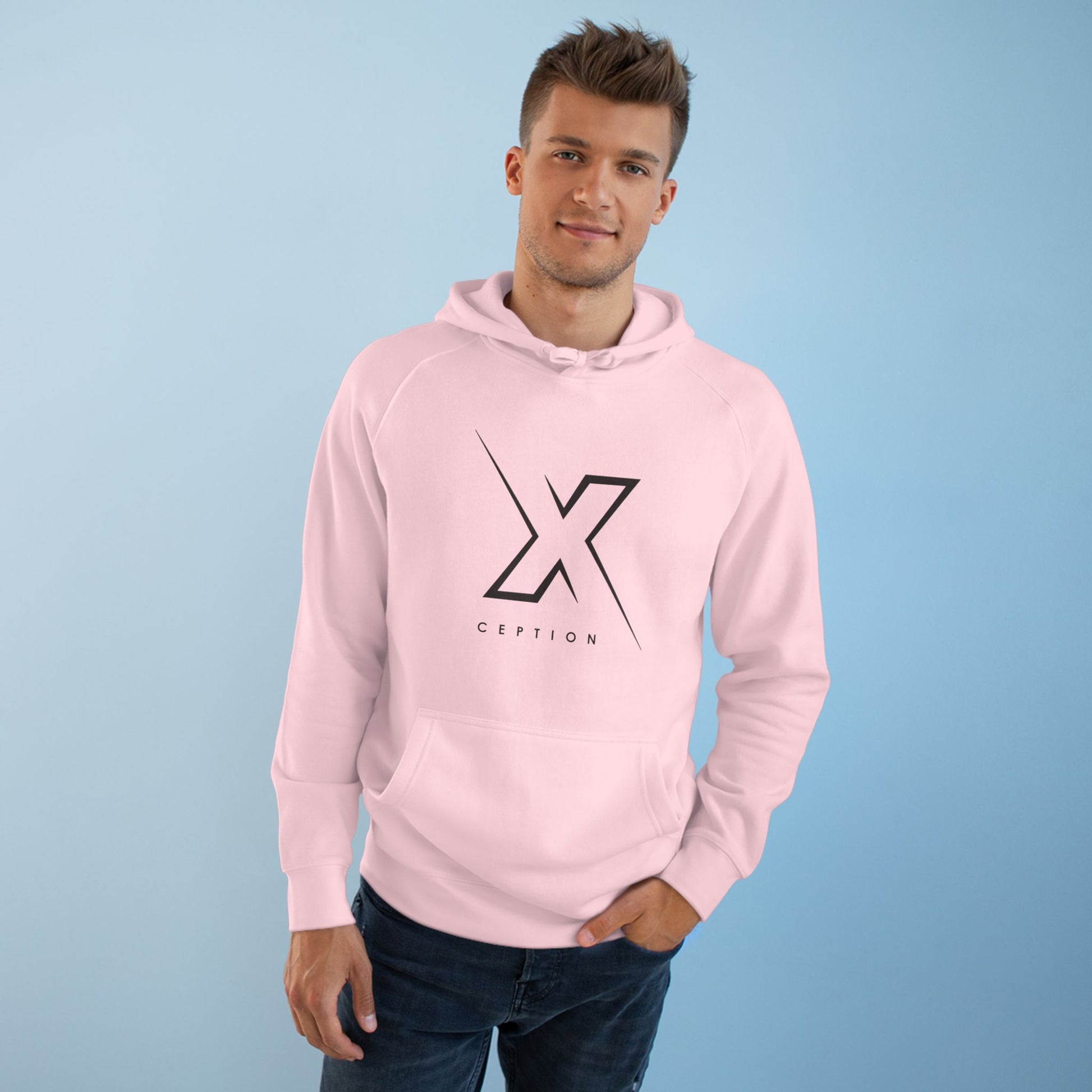Sweat à capuche graphique X-CEPTION, vêtement décontracté unisexe, sweat-shirt confortable au quotidien, cadeau pour elle ou lui, essentiel à superposer