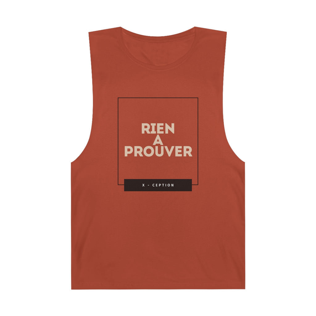 Unisex Motivational X-CEPTION Tank Top, Workout Shirt, Summer Activewear, Gifts for Friends, Casual Everyday Wear, Fitness Apparel