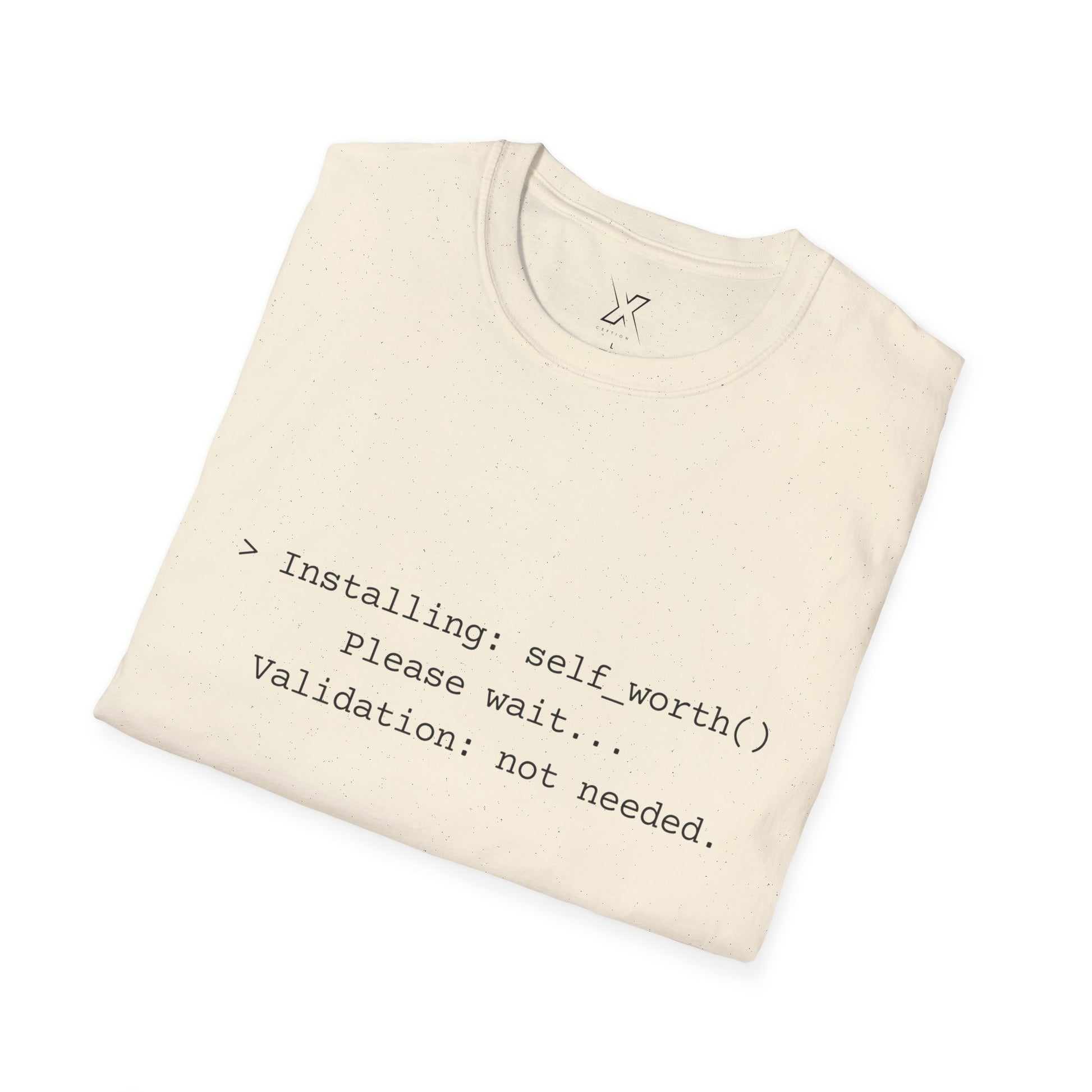 T-shirt X-CEPTION inspiré de la technologie et de l'estime de soi | Cadeau pour programmeurs, t-shirt de motivation pour développeurs, t-shirt humoristique sur le codage, vêtements de soins personnels, geek [...]