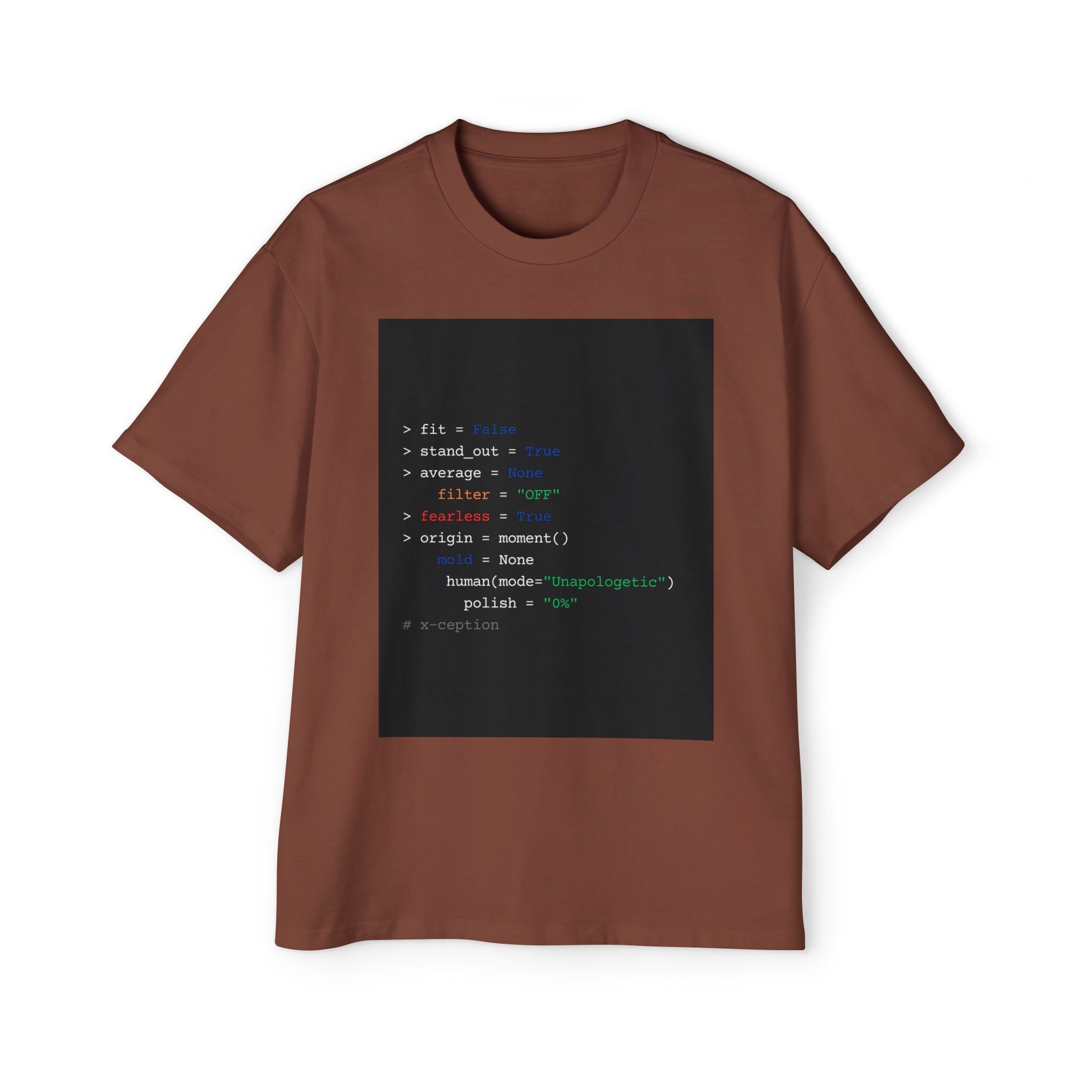 T-shirt graphique surdimensionné X-CEPTION, t-shirt de codage pour programmeurs, streetwear décontracté, cadeau unique pour les passionnés de technologie, parfait pour un usage quotidien