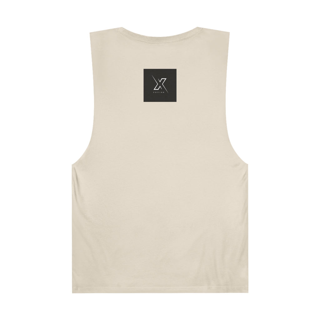 Unisex Motivational X-CEPTION Tank Top, Workout Shirt, Summer Activewear, Gifts for Friends, Casual Everyday Wear, Fitness Apparel