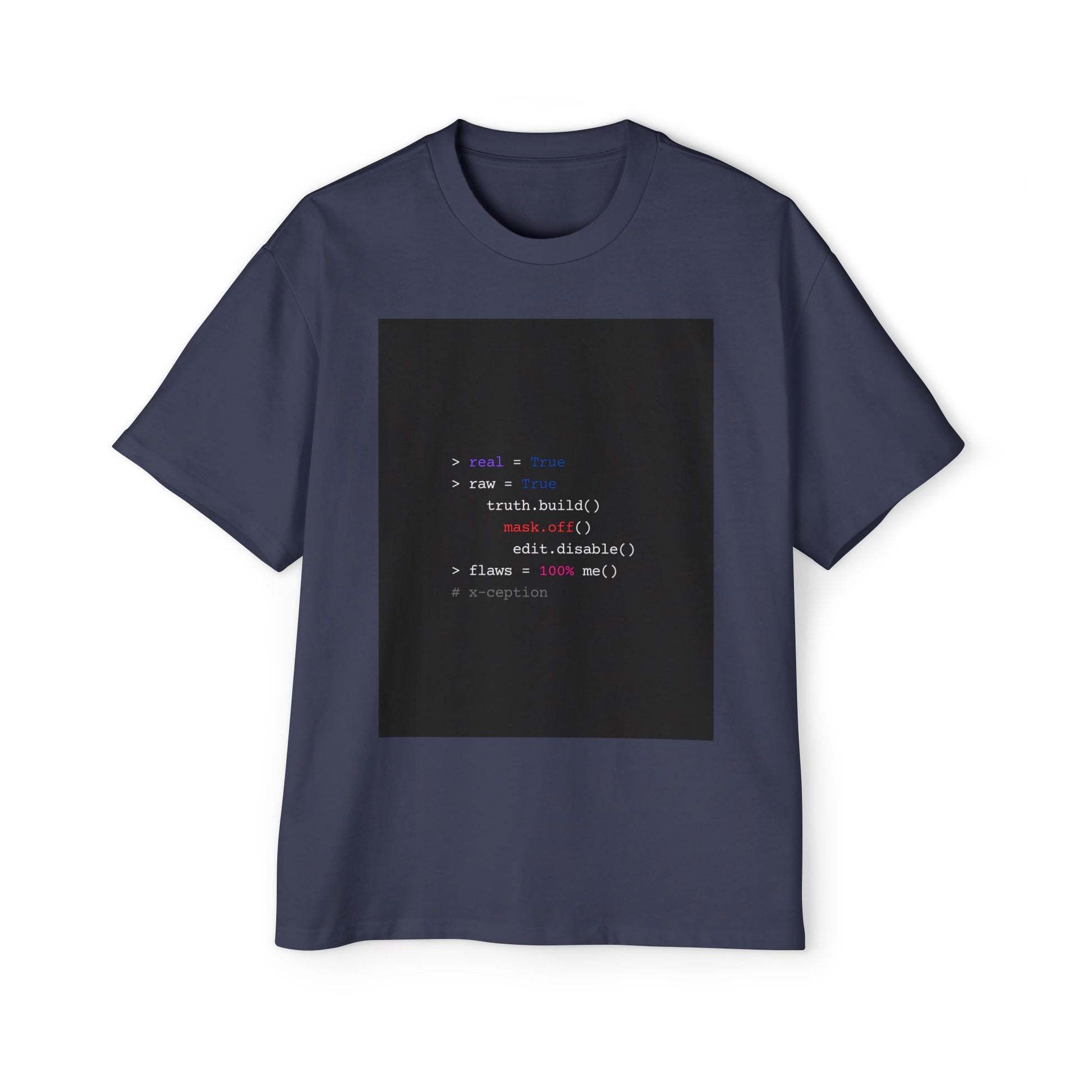 T-shirt oversize X-CEPTION élégant – Parfait pour les tenues décontractées, les jeux vidéo, les événements de codage, un cadeau unique pour les fans de technologie, la mode streetwear