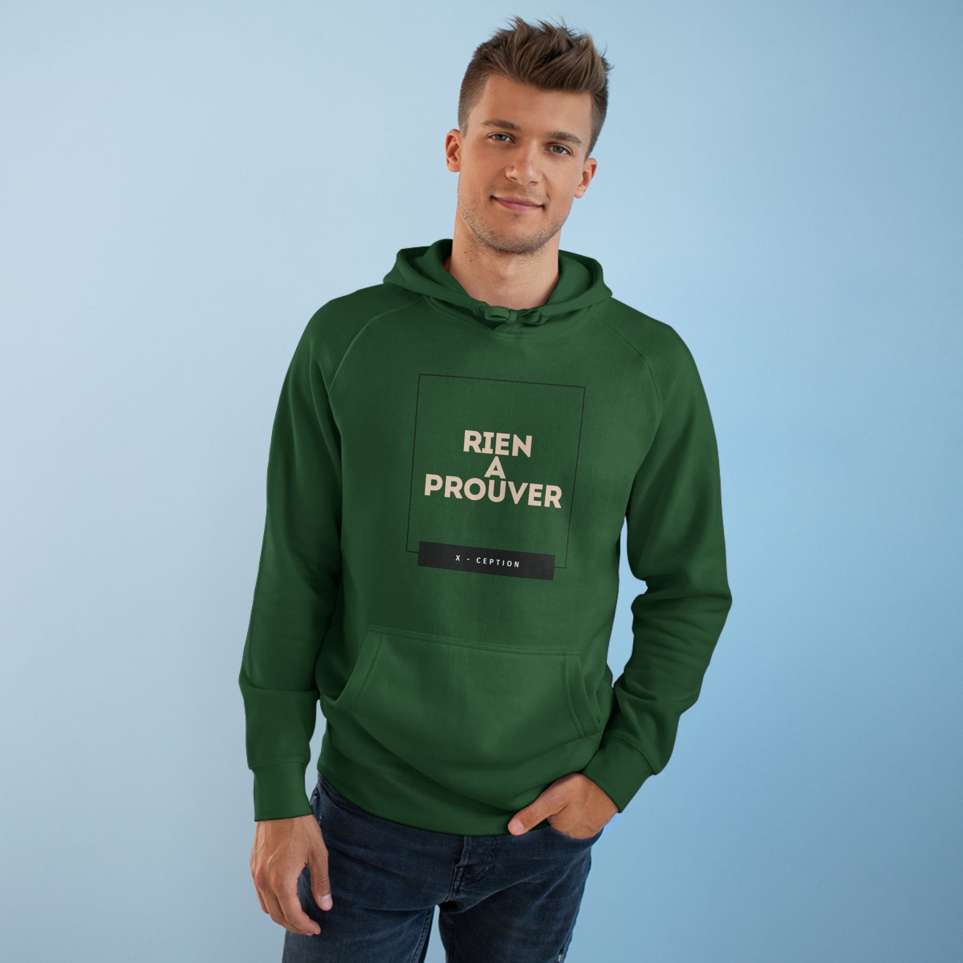 Sweat à capuche unisexe X-CEPTION, mode confortable pour tous, cadeau idéal pour les anniversaires, à porter au quotidien, streetwear tendance