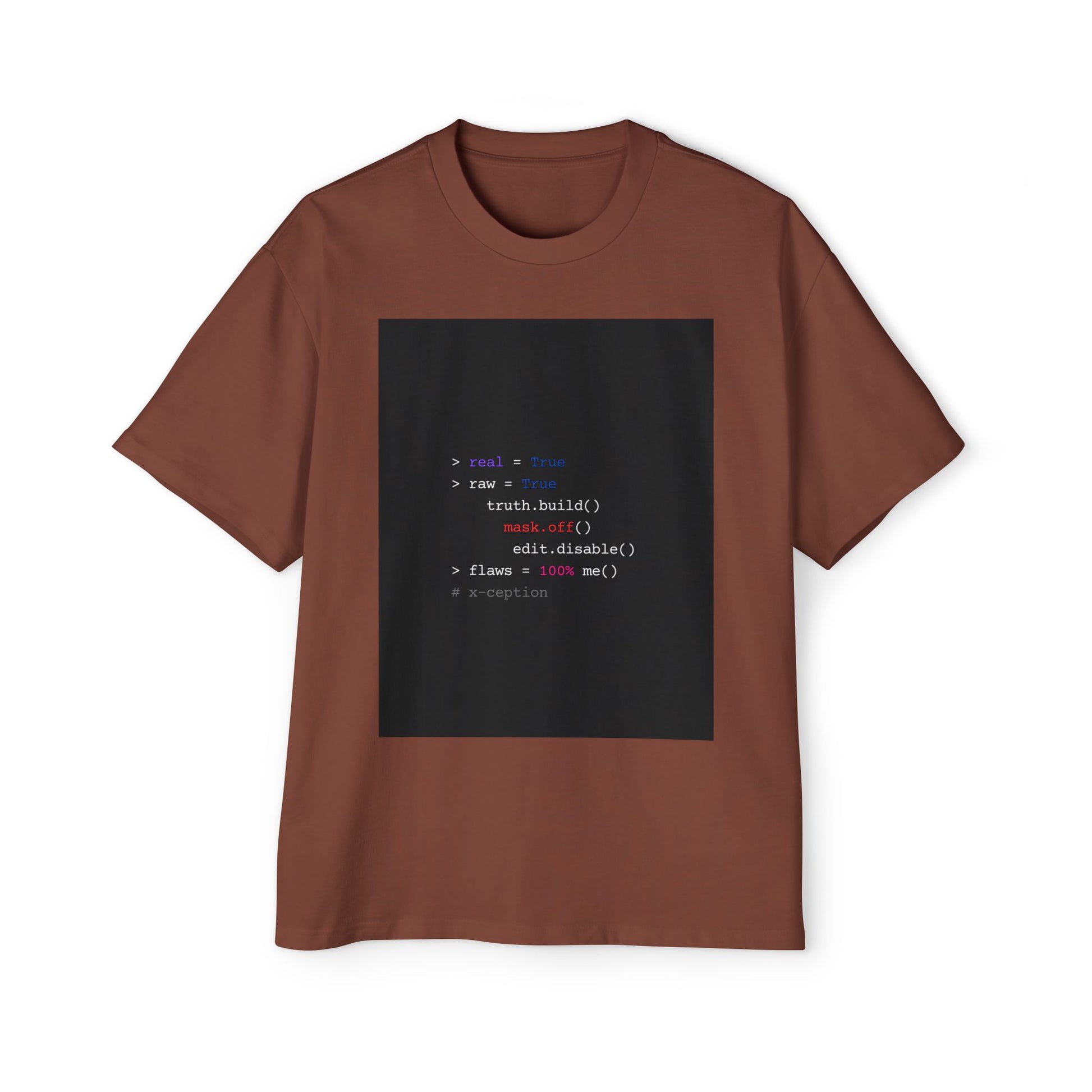 T-shirt oversize X-CEPTION élégant – Parfait pour les tenues décontractées, les jeux vidéo, les événements de codage, un cadeau unique pour les fans de technologie, la mode streetwear