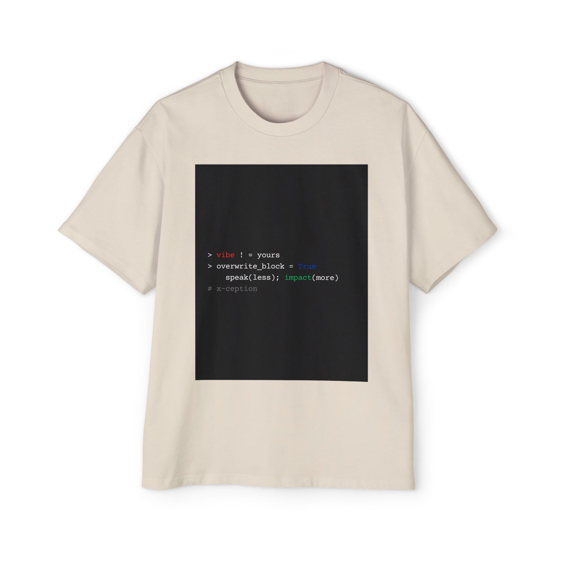 T-shirt X-CEPTION surdimensionné et élégant, streetwear décontracté, mode inspirée de la technologie, cadeau pour programmeurs, t-shirt graphique moderne