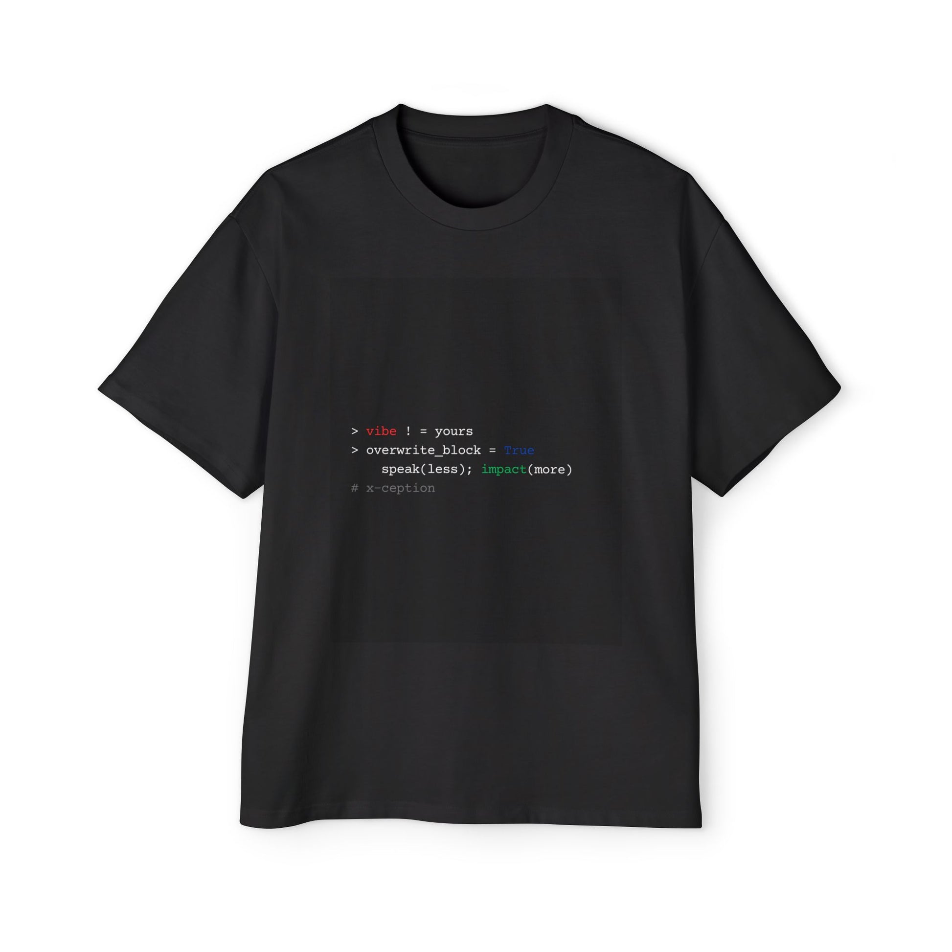 T-shirt X-CEPTION surdimensionné et élégant, streetwear décontracté, mode inspirée de la technologie, cadeau pour programmeurs, t-shirt graphique moderne