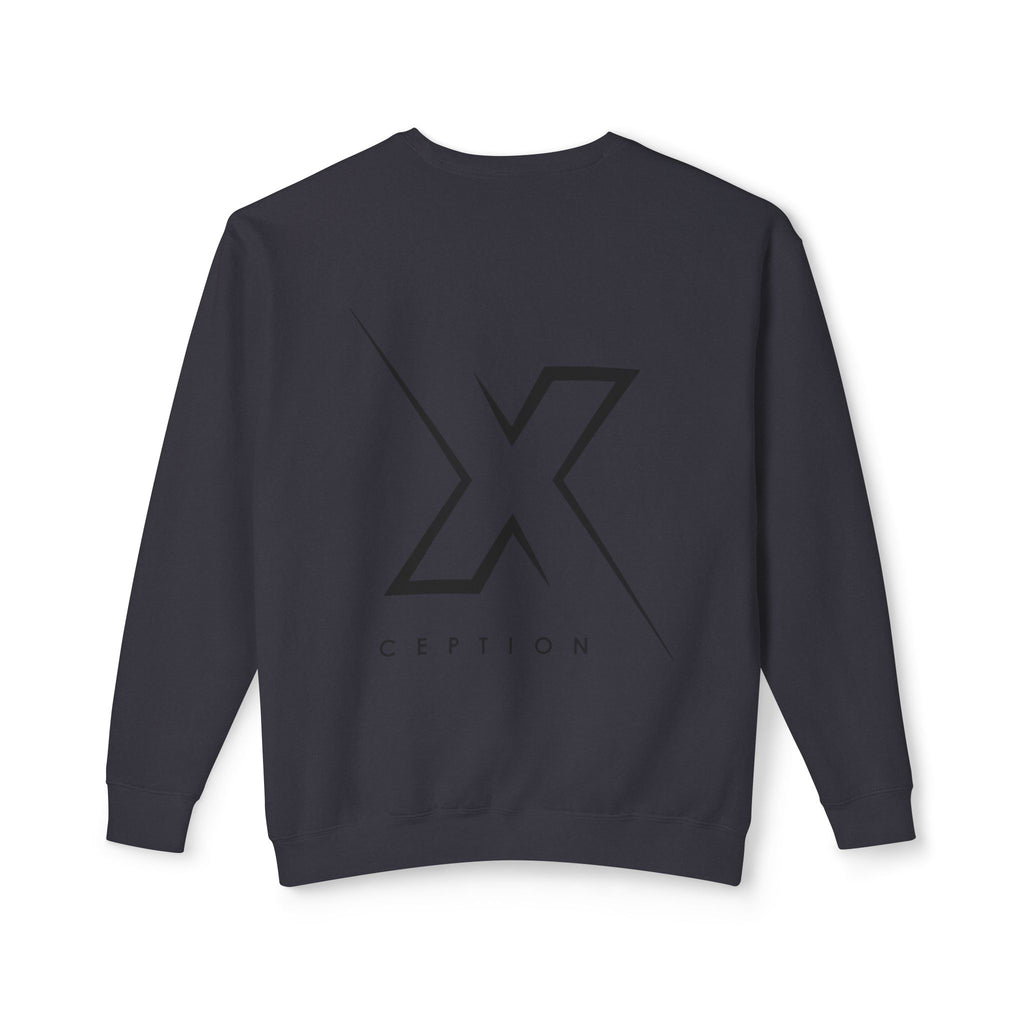 Sweat-shirt ras du cou léger unisexe X-CEPTION au design minimaliste, idéal au quotidien, idéal pour les temps frais et tendance.