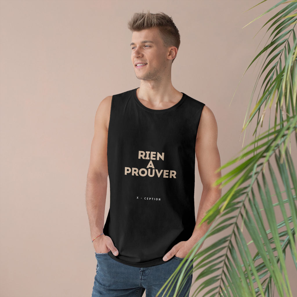 Unisex Motivational X-CEPTION Tank Top, Workout Shirt, Summer Activewear, Gifts for Friends, Casual Everyday Wear, Fitness Apparel