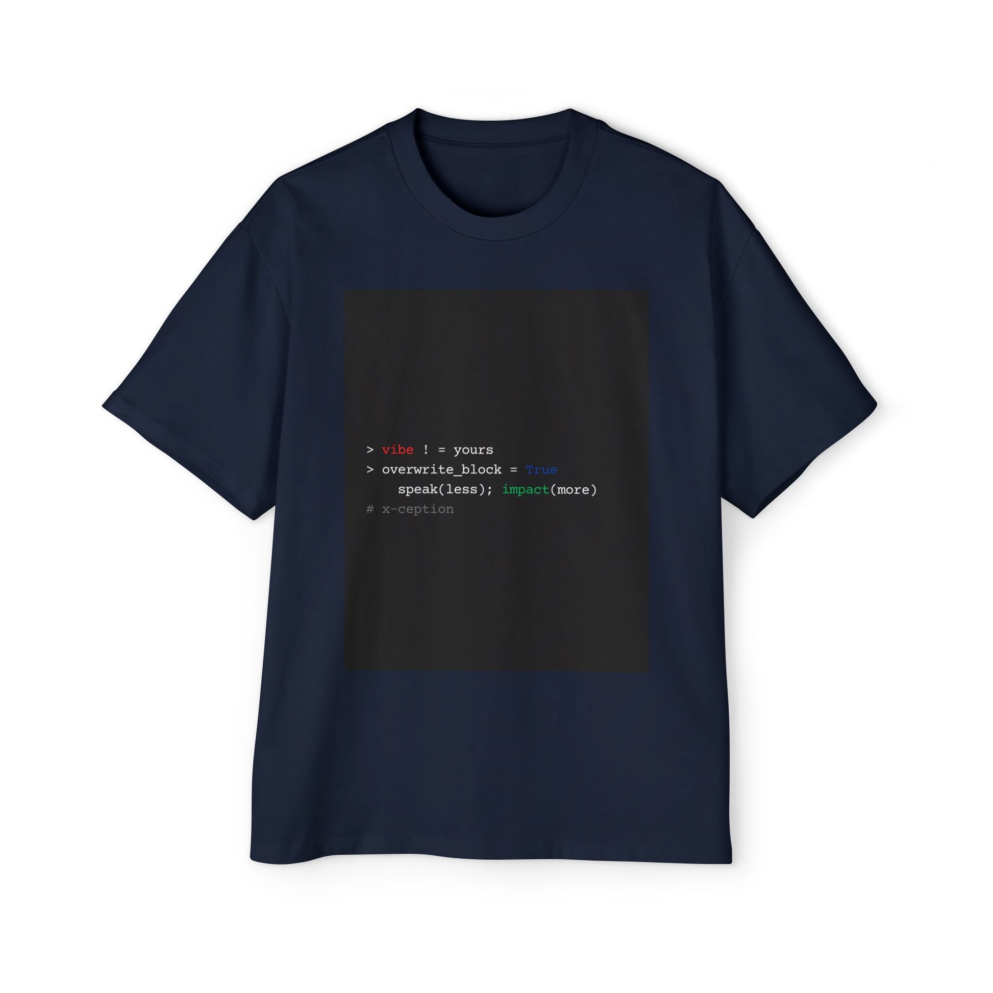 T-shirt X-CEPTION surdimensionné et élégant, streetwear décontracté, mode inspirée de la technologie, cadeau pour programmeurs, t-shirt graphique moderne