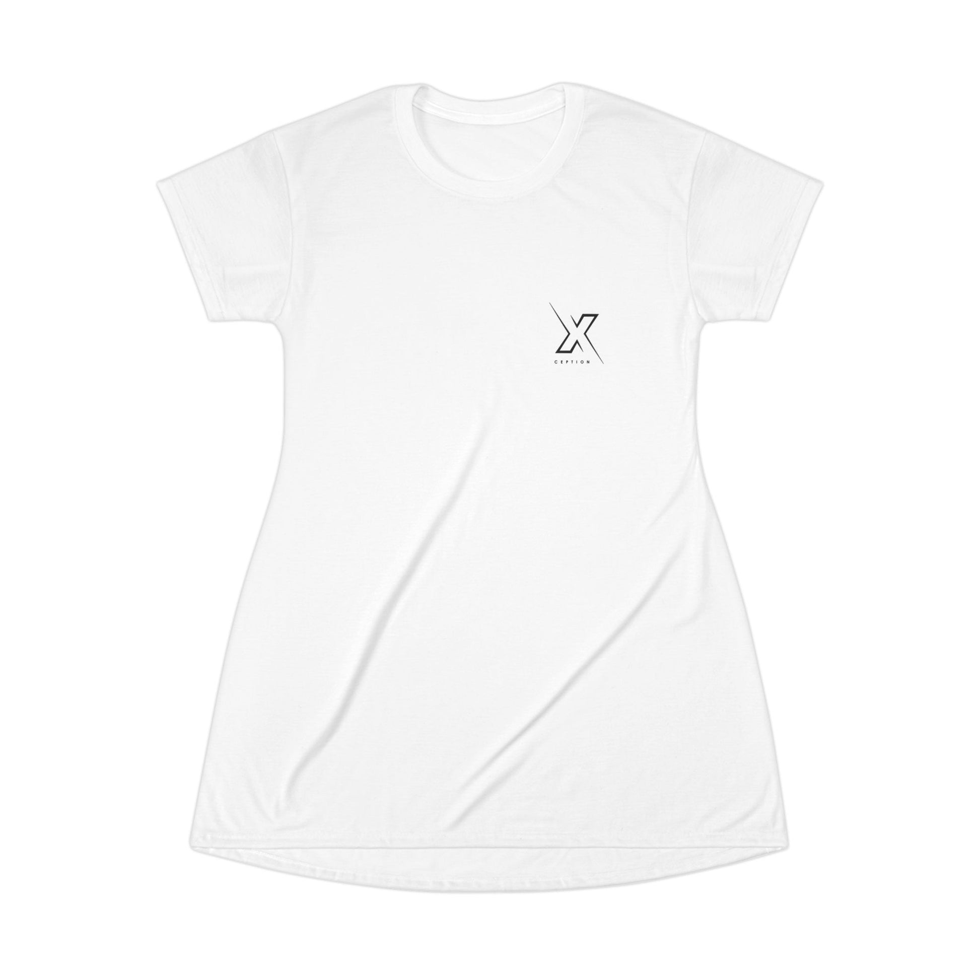 Robe t-shirt décontractée et confortable X-CEPTION, robe d'été, tenue de tous les jours, robe de détente, cadeau unique pour elle, robe coupe décontractée