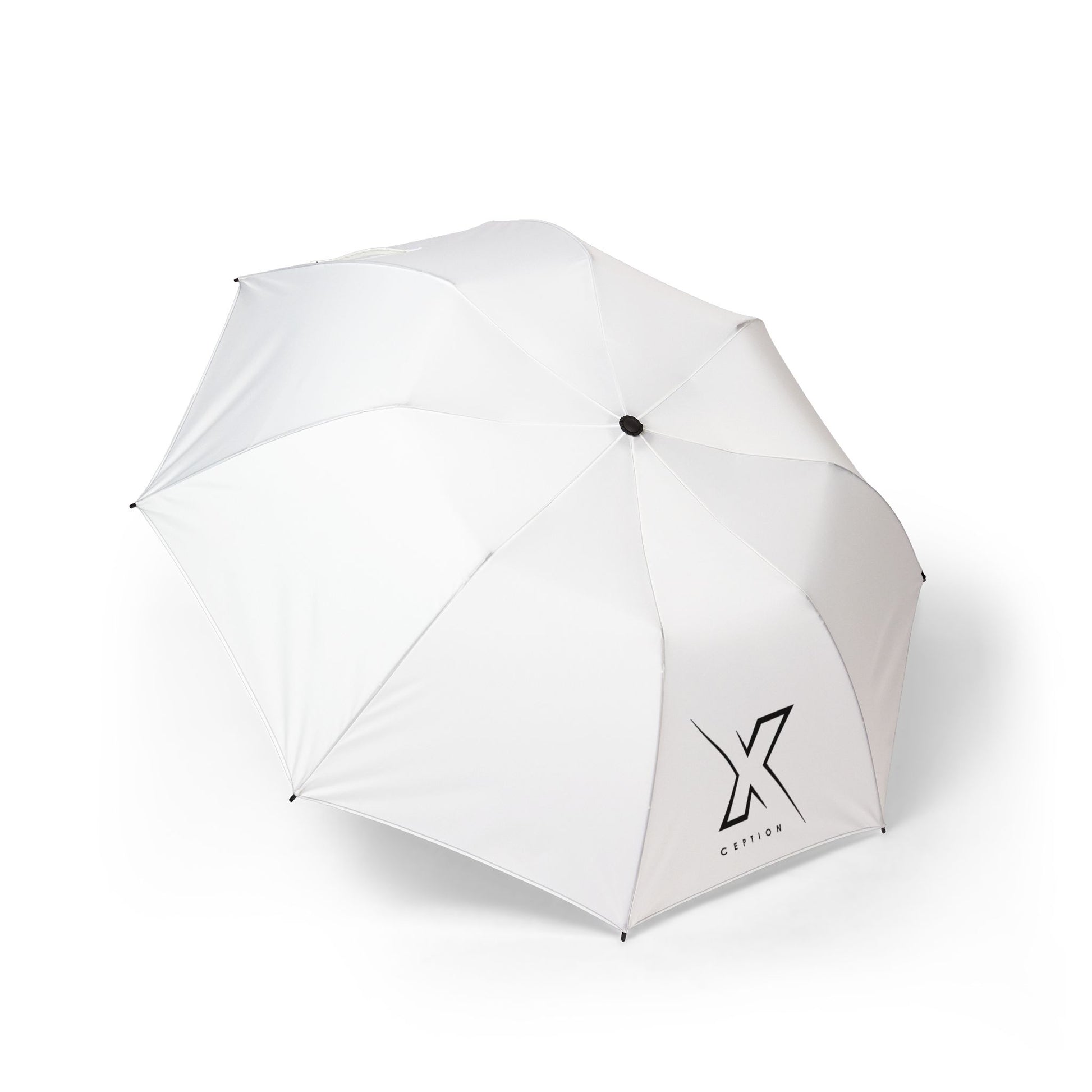 Parapluie de voyage semi-automatique chic X-CEPTION, équipement de pluie compact, auvent coupe-vent, accessoire de patio élégant, cadeau pour se préparer aux intempéries