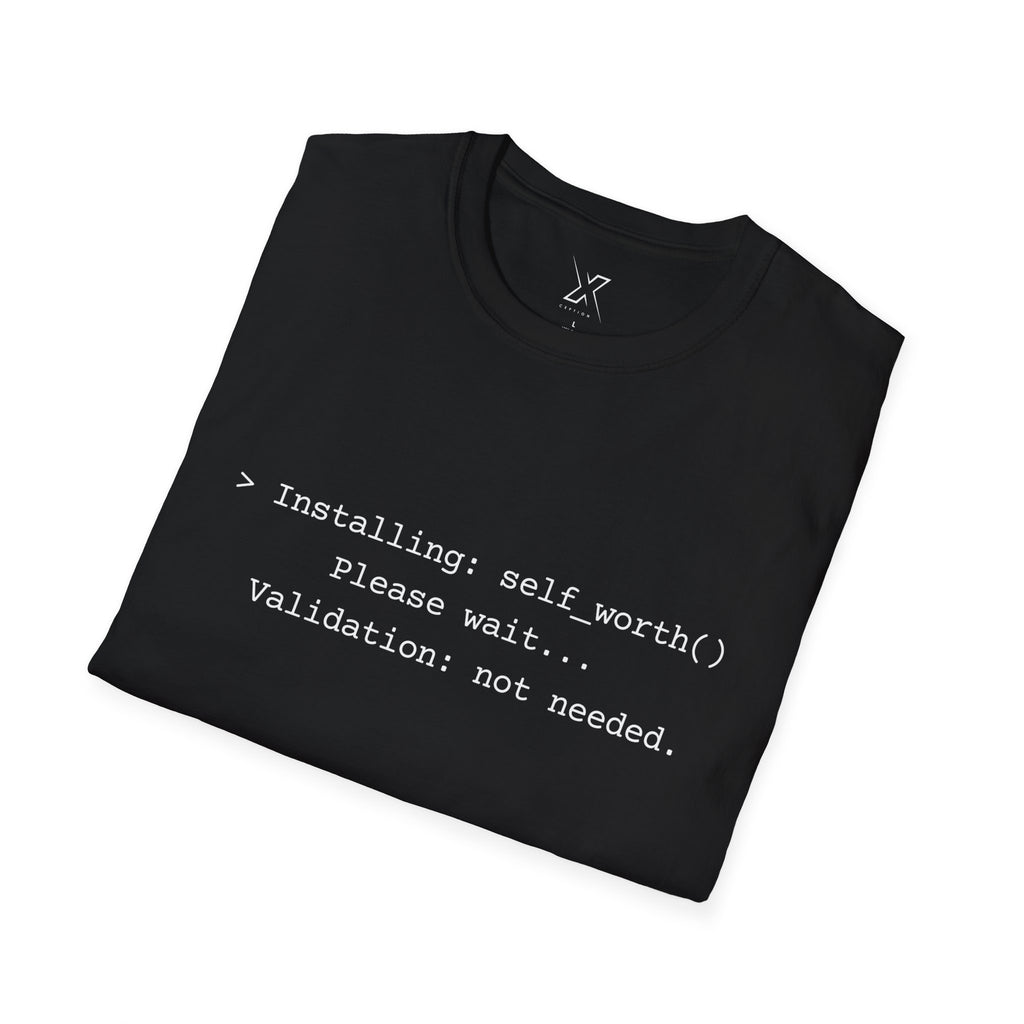 T-shirt X-CEPTION inspiré de la technologie et de l'estime de soi | Cadeau pour programmeurs, t-shirt de motivation pour développeurs, t-shirt humoristique sur le codage, vêtements de soins personnels, geek [...]