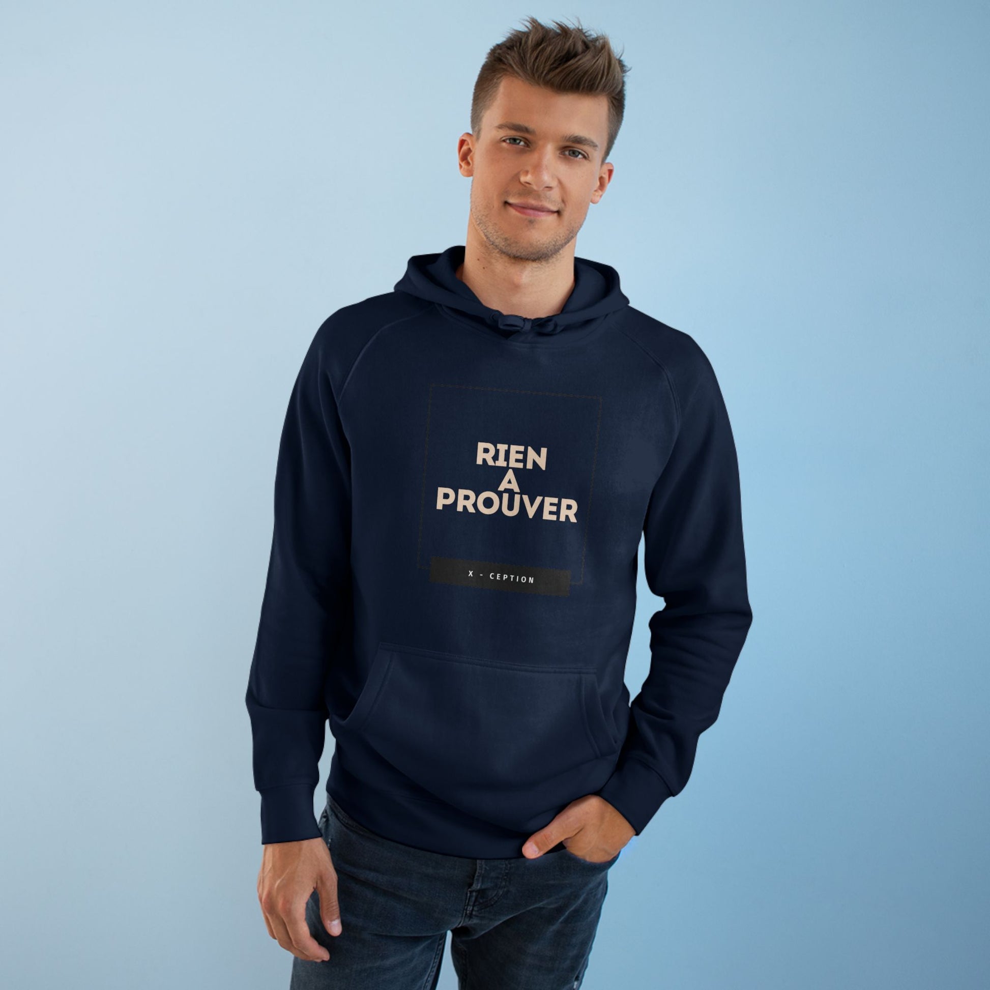 Sweat à capuche unisexe X-CEPTION, mode confortable pour tous, cadeau idéal pour les anniversaires, à porter au quotidien, streetwear tendance