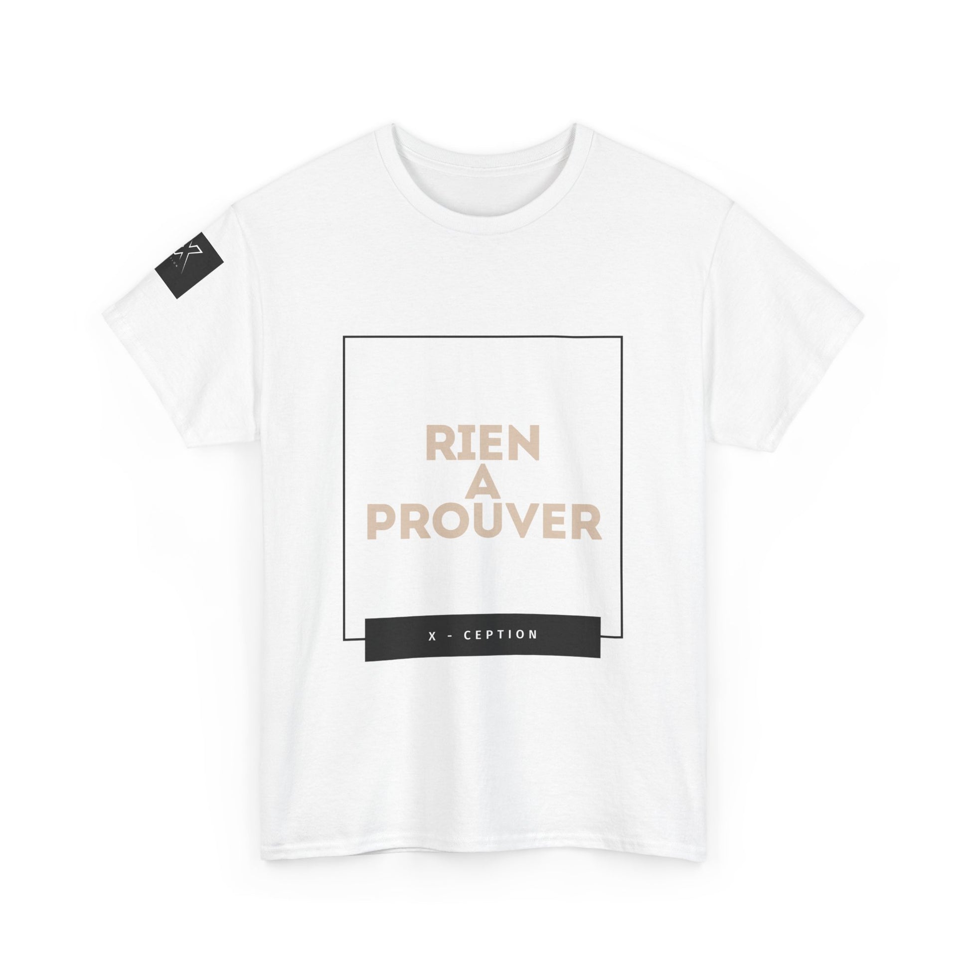 T-shirt unisexe inspirant « Rien à prouver », chemise décontractée, vêtement motivant, cadeau pour amis, tenue de tous les jours, vêtement d'amour-propre