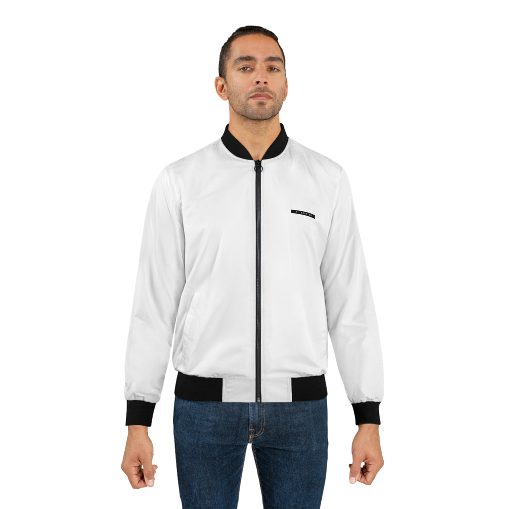Veste bomber X-CEPTION élégante pour homme, design AOP, vêtement d'extérieur streetwear, idéale pour les sorties décontractées, cadeau pour lui, pièce tendance à superposer