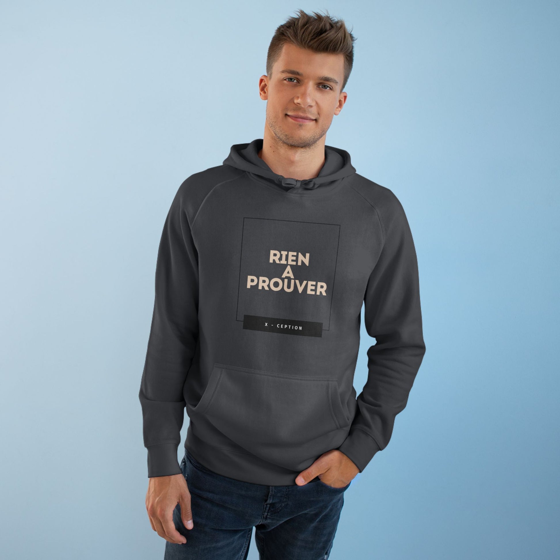Sweat à capuche unisexe X-CEPTION, mode confortable pour tous, cadeau idéal pour les anniversaires, à porter au quotidien, streetwear tendance