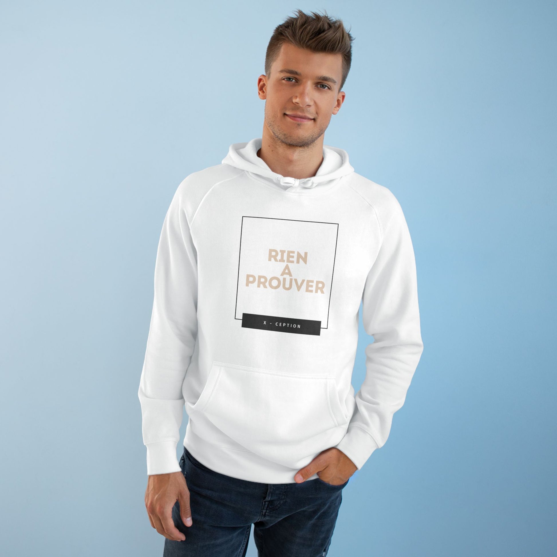 Sweat à capuche unisexe X-CEPTION, mode confortable pour tous, cadeau idéal pour les anniversaires, à porter au quotidien, streetwear tendance