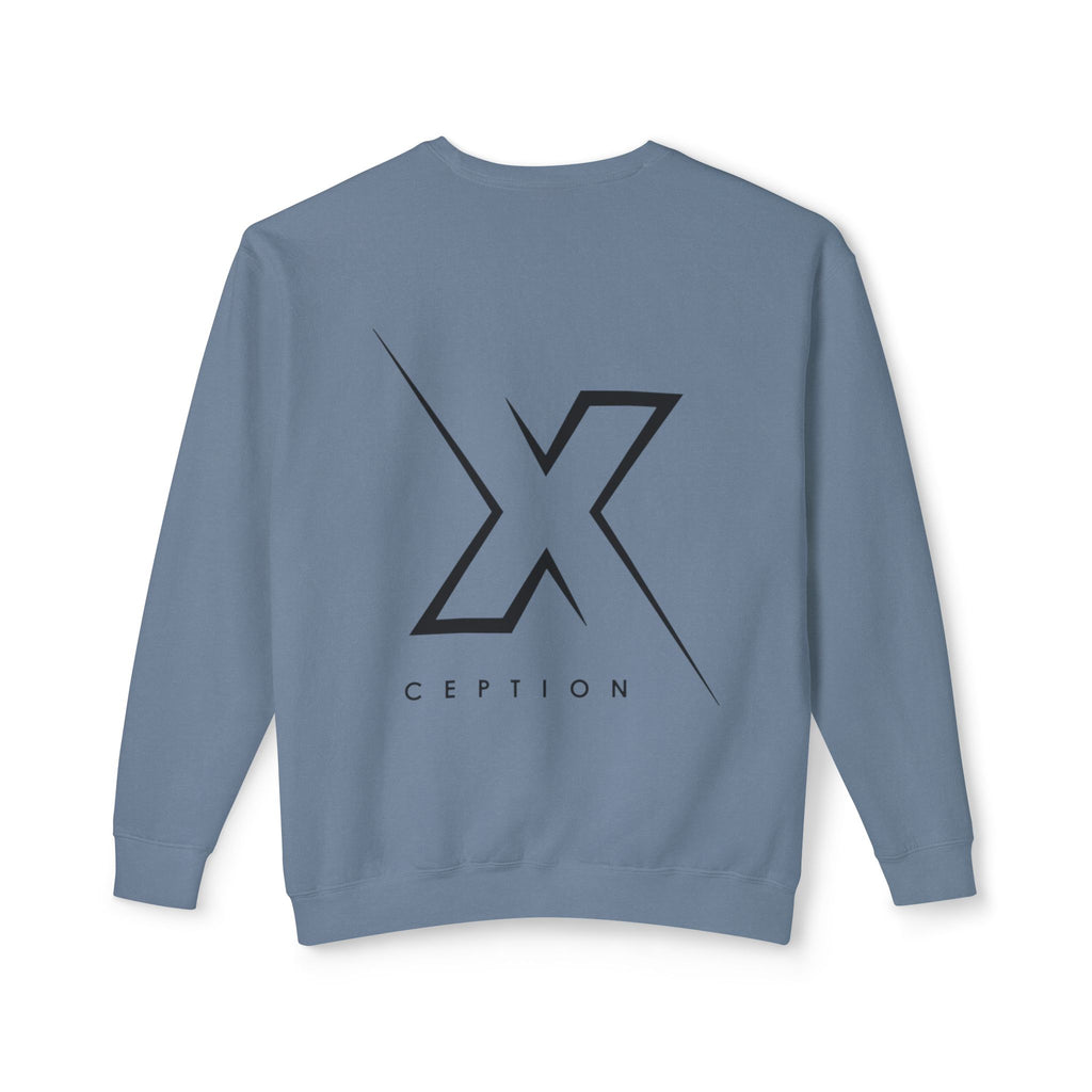 Sweat-shirt ras du cou léger unisexe X-CEPTION au design minimaliste, idéal au quotidien, idéal pour les temps frais et tendance.