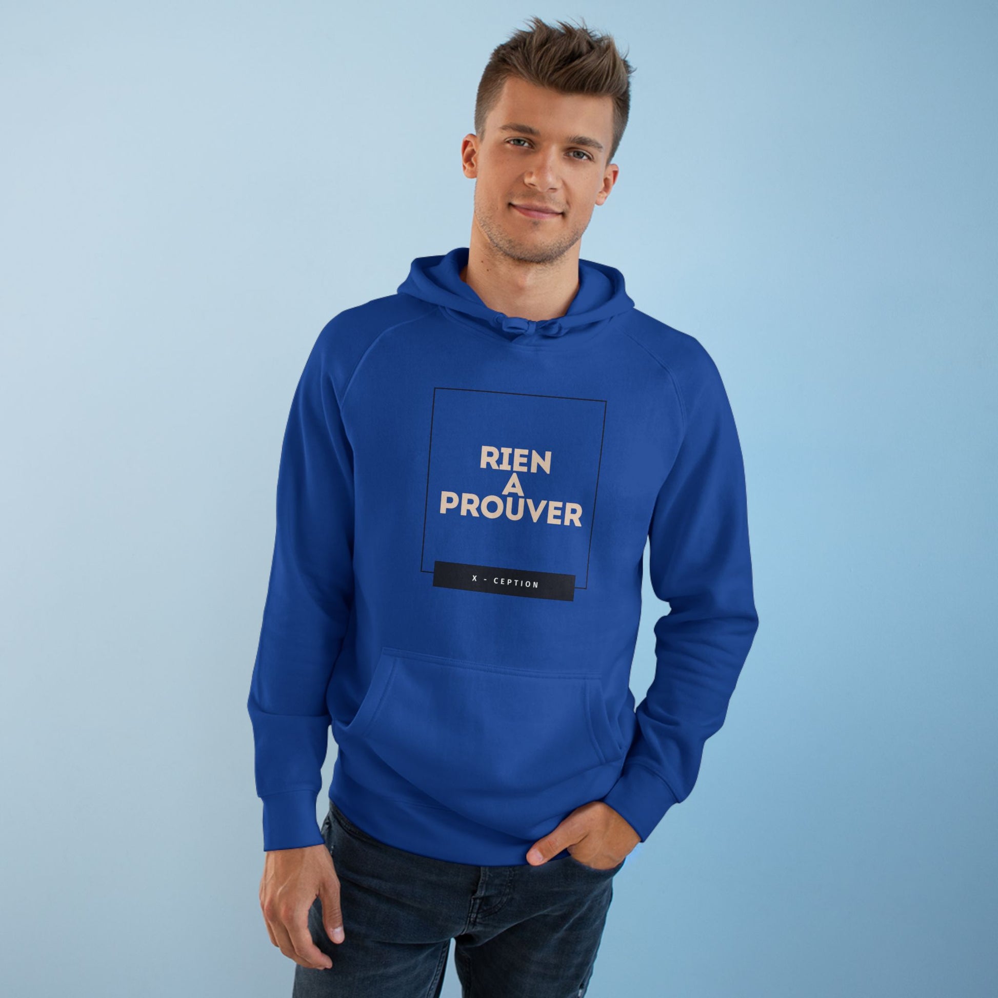 Sweat à capuche unisexe X-CEPTION, mode confortable pour tous, cadeau idéal pour les anniversaires, à porter au quotidien, streetwear tendance