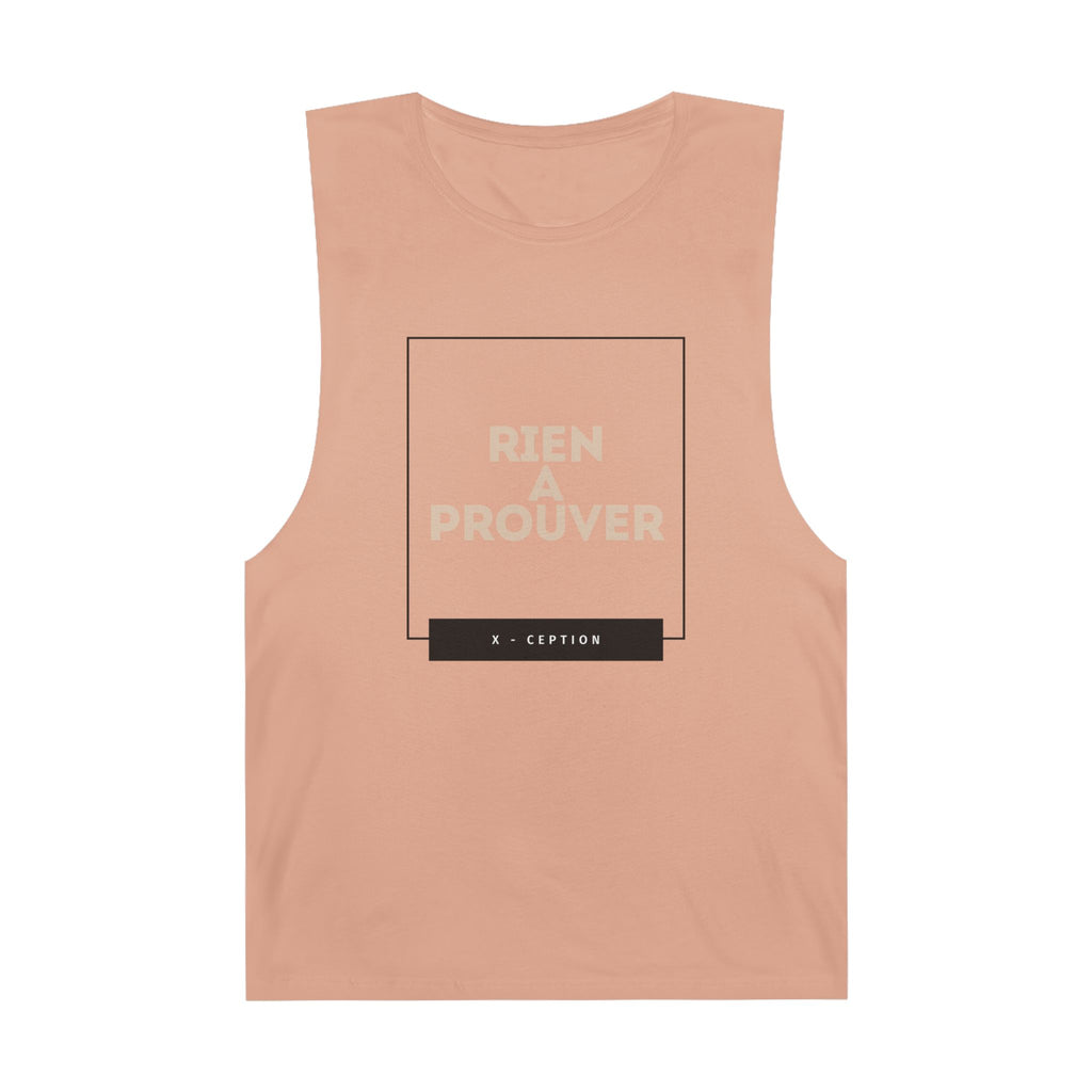 Unisex Motivational X-CEPTION Tank Top, Workout Shirt, Summer Activewear, Gifts for Friends, Casual Everyday Wear, Fitness Apparel