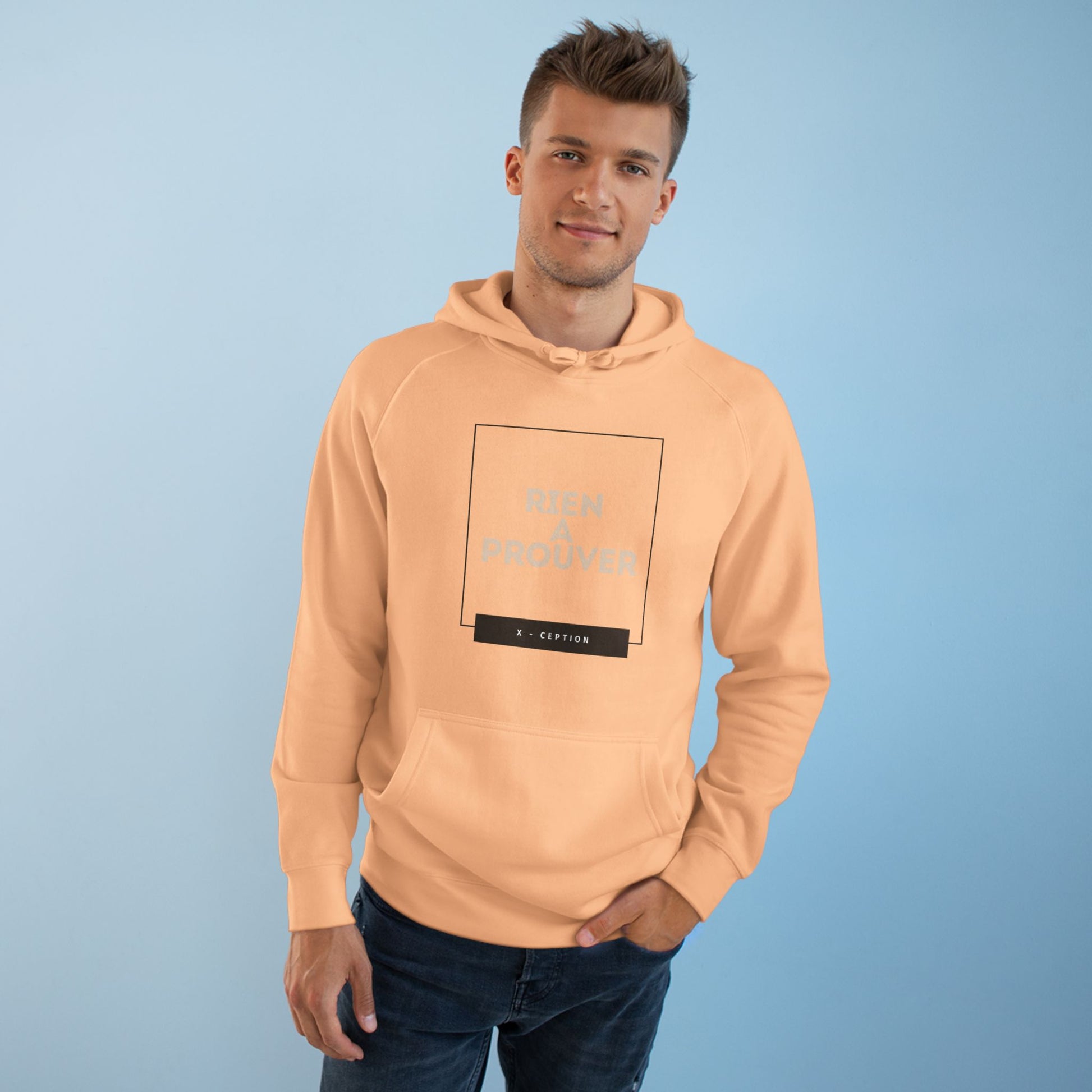 Sweat à capuche unisexe X-CEPTION, mode confortable pour tous, cadeau idéal pour les anniversaires, à porter au quotidien, streetwear tendance