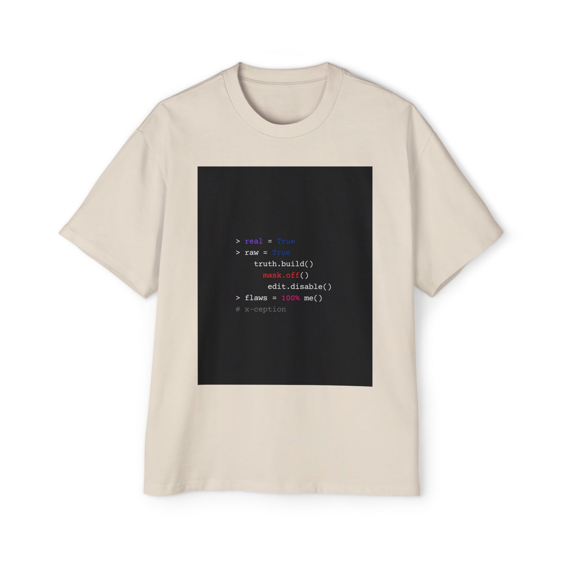 T-shirt oversize X-CEPTION élégant – Parfait pour les tenues décontractées, les jeux vidéo, les événements de codage, un cadeau unique pour les fans de technologie, la mode streetwear