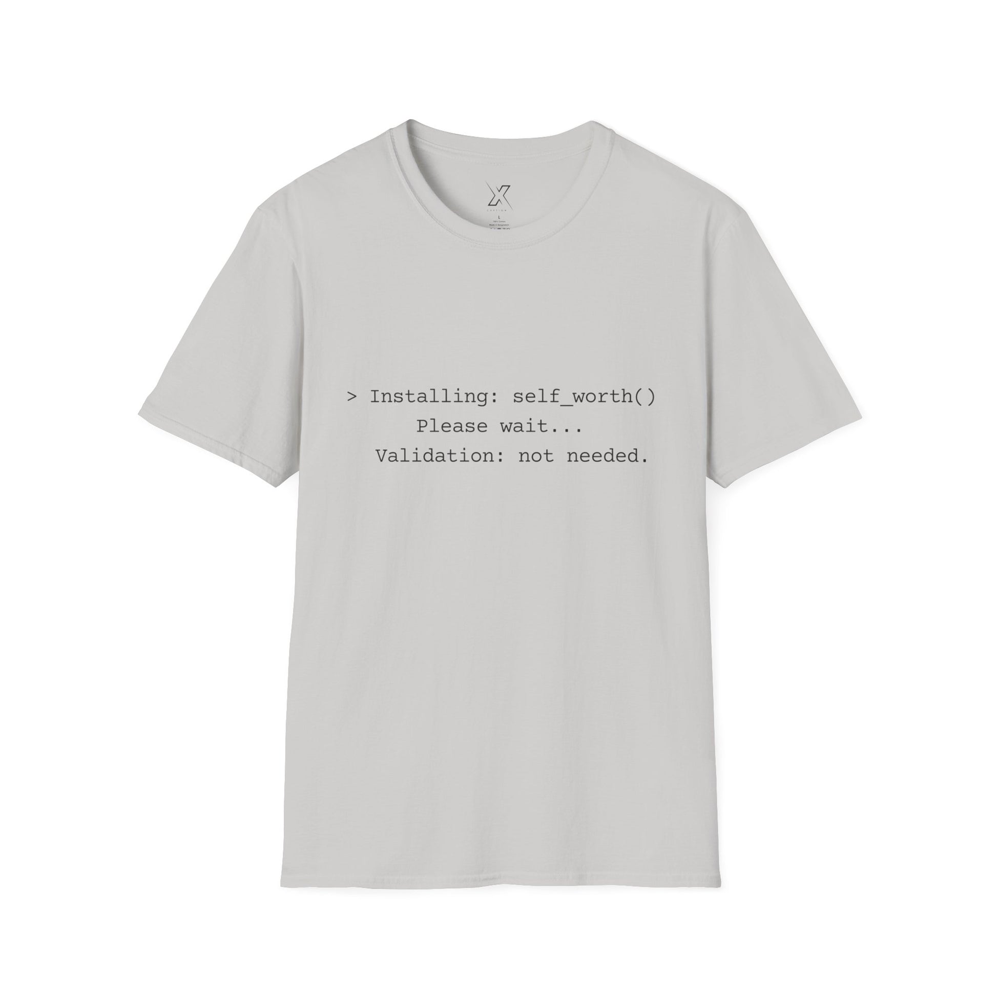 T-shirt X-CEPTION inspiré de la technologie et de l'estime de soi | Cadeau pour programmeurs, t-shirt de motivation pour développeurs, t-shirt humoristique sur le codage, vêtements de soins personnels, geek [...]