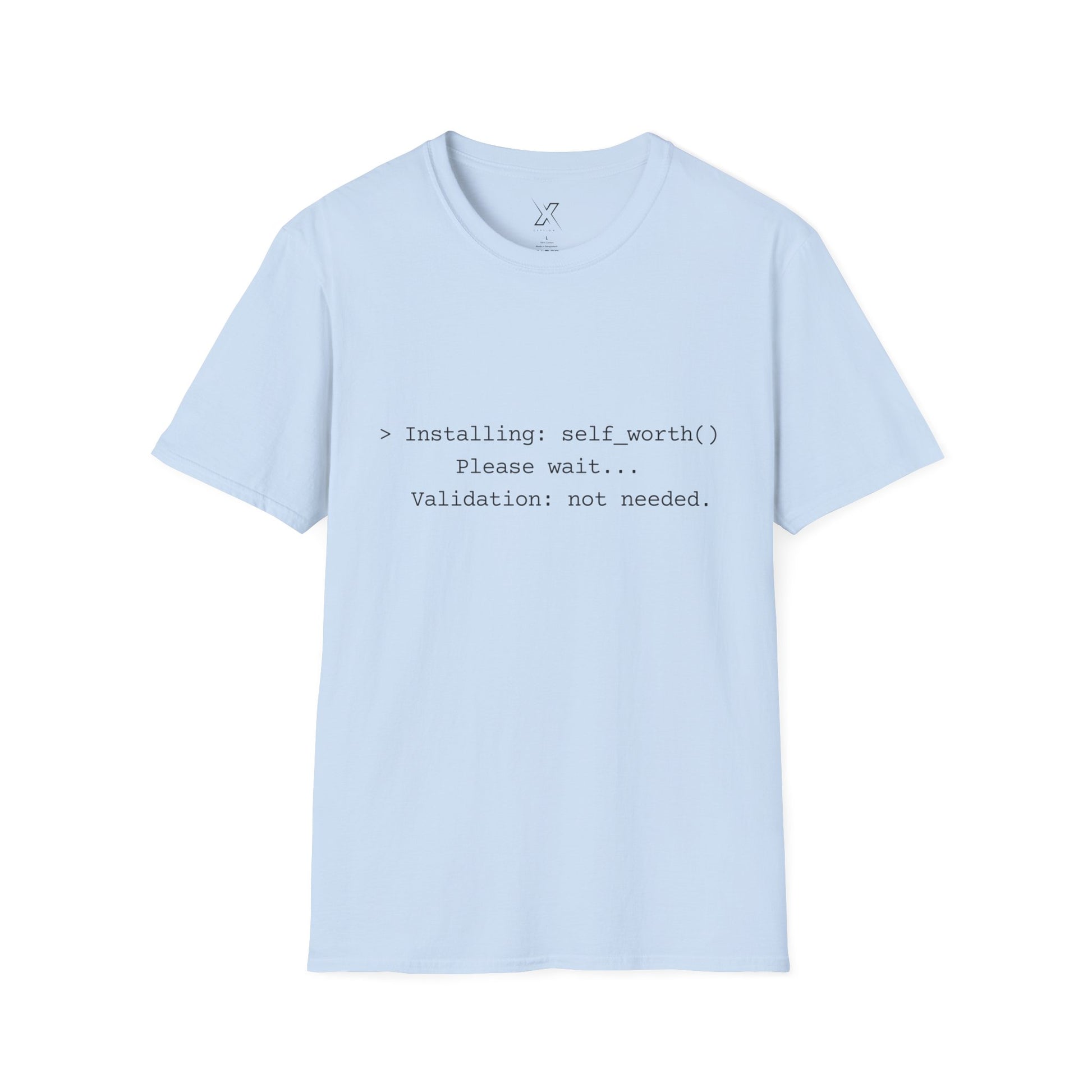 T-shirt X-CEPTION inspiré de la technologie et de l'estime de soi | Cadeau pour programmeurs, t-shirt de motivation pour développeurs, t-shirt humoristique sur le codage, vêtements de soins personnels, geek [...]