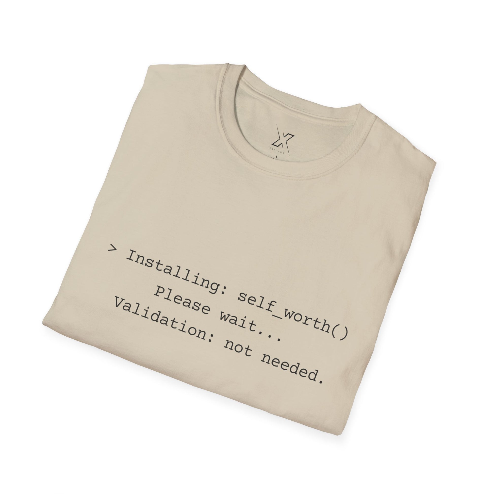 T-shirt X-CEPTION inspiré de la technologie et de l'estime de soi | Cadeau pour programmeurs, t-shirt de motivation pour développeurs, t-shirt humoristique sur le codage, vêtements de soins personnels, geek [...]