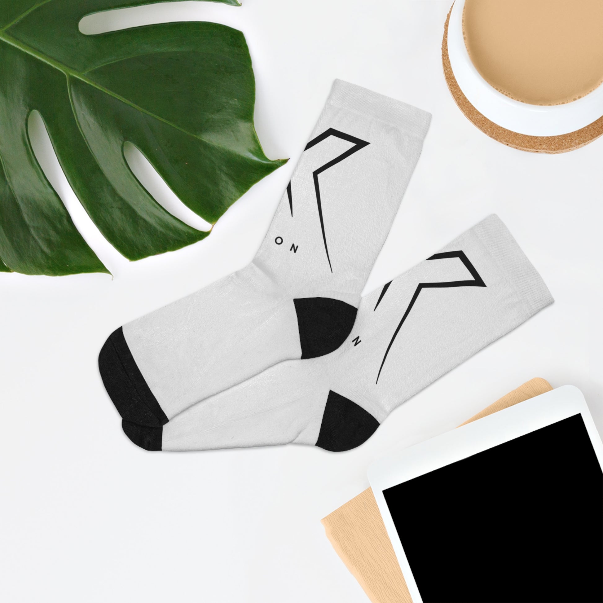 Chaussettes graphiques écologiques X-CEPTION, chaussettes en coton durable, cadeau unique pour elle, tenue décontractée, accessoire de mode tendance