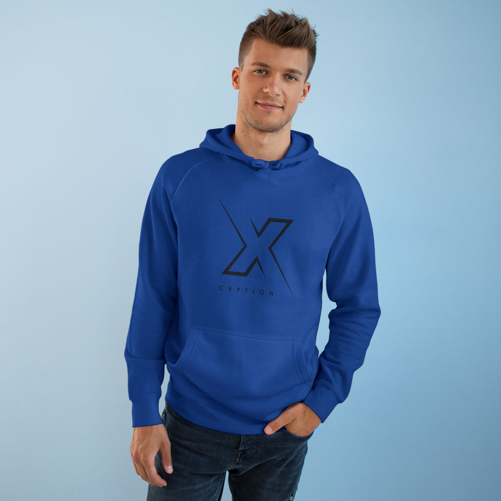 Sweat à capuche graphique X-CEPTION, vêtement décontracté unisexe, sweat-shirt confortable au quotidien, cadeau pour elle ou lui, essentiel à superposer