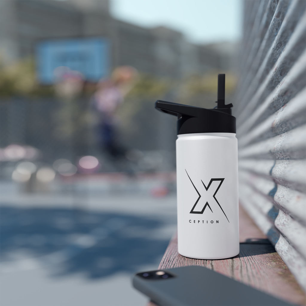 Bouteille d'eau élégante X-CEPTION en acier inoxydable, tasse de voyage isotherme, bouteille de sport, hydratation écologique, cadeau pour les amoureux du plein air, réutilisable [...]