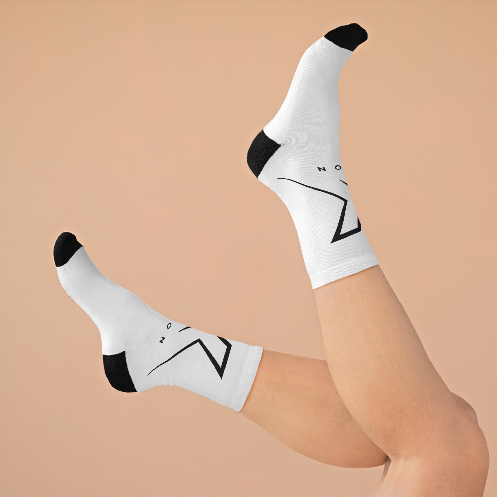 Chaussettes graphiques écologiques X-CEPTION, chaussettes en coton durable, cadeau unique pour elle, tenue décontractée, accessoire de mode tendance