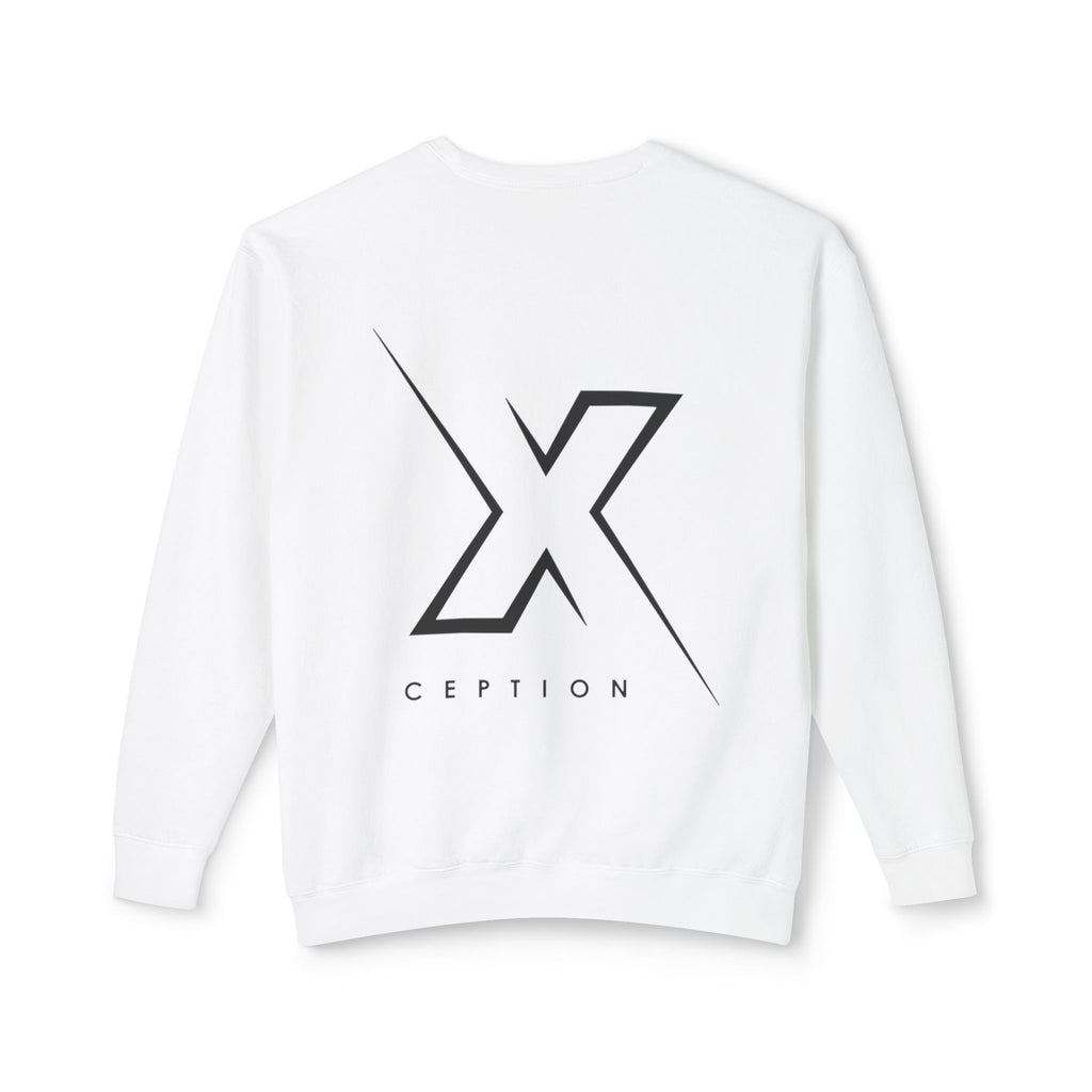 Sweat-shirt ras du cou léger unisexe X-CEPTION au design minimaliste, idéal au quotidien, idéal pour les temps frais et tendance.