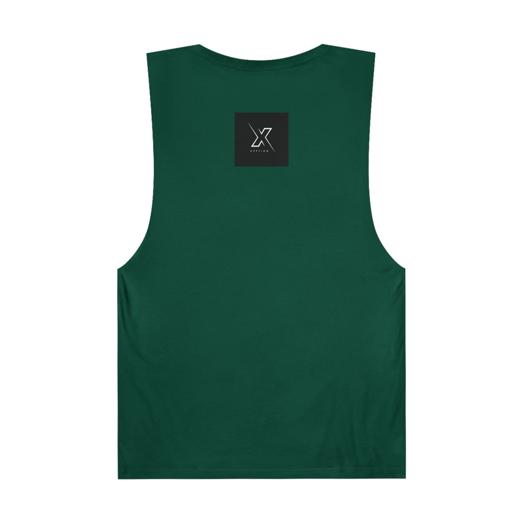 Unisex Motivational X-CEPTION Tank Top, Workout Shirt, Summer Activewear, Gifts for Friends, Casual Everyday Wear, Fitness Apparel