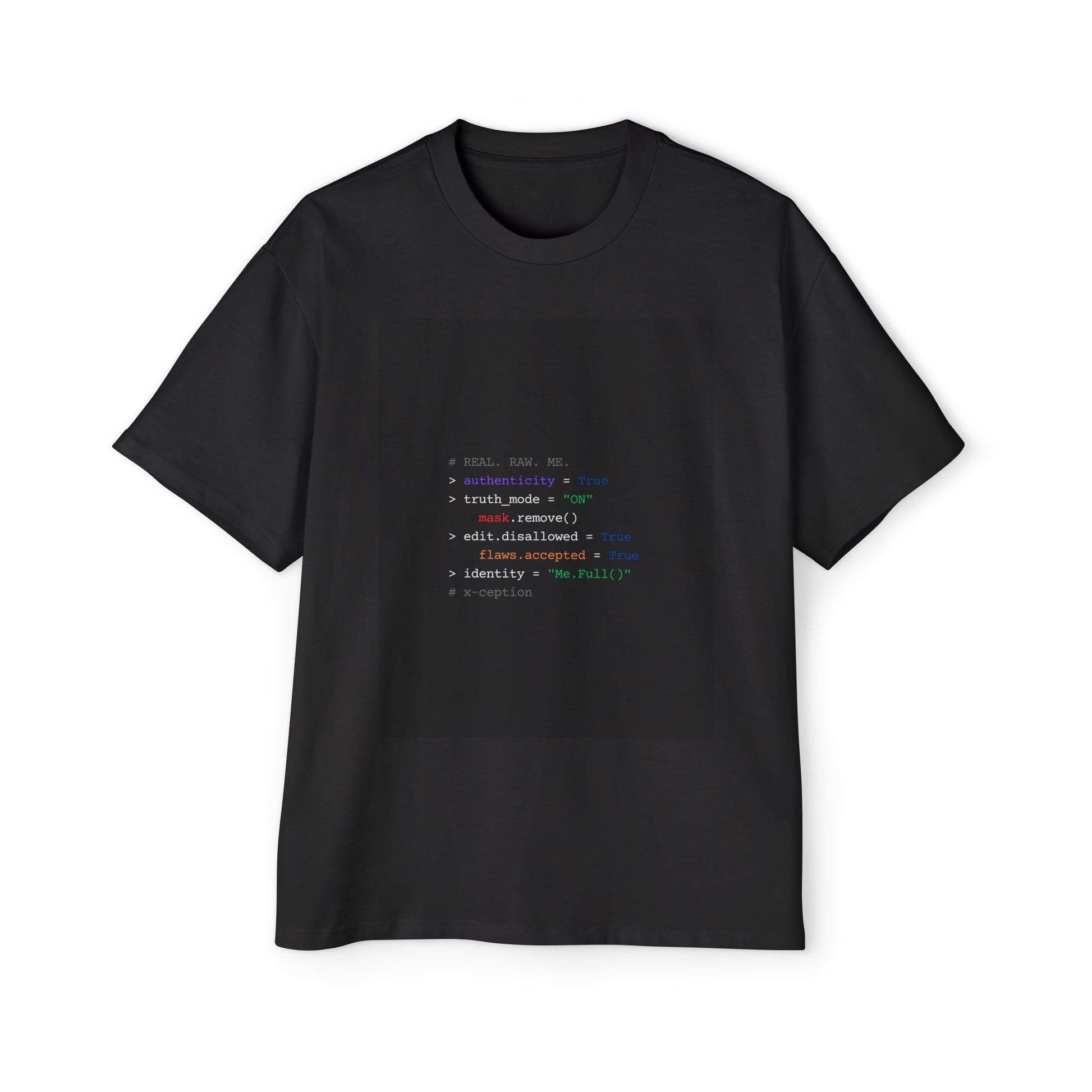 T-shirt surdimensionné X-CEPTION au design graphique unique, style streetwear décontracté, cadeau pour les programmeurs, idéal pour la superposition, style unisexe