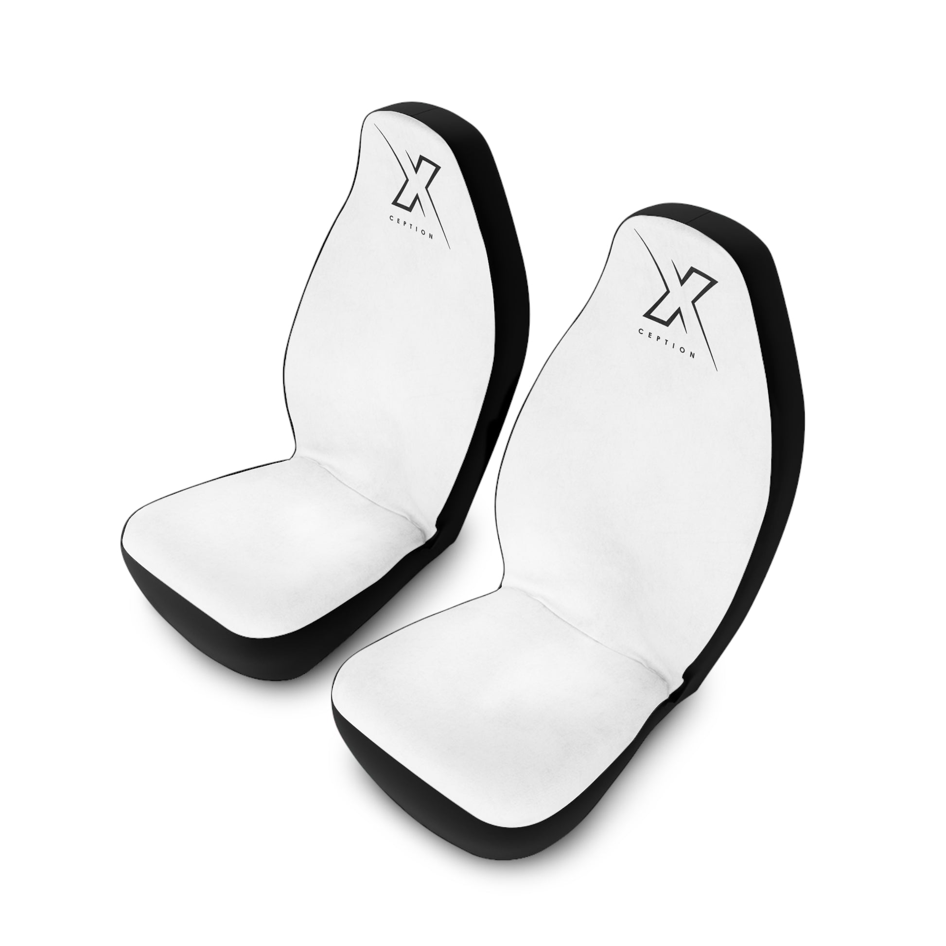 Housses de siège auto élégantes en polyester X-CEPTION, intérieurs de voiture personnalisés, accessoires automobiles, cadeau pour les amateurs de voitures, décoration de voiture unique